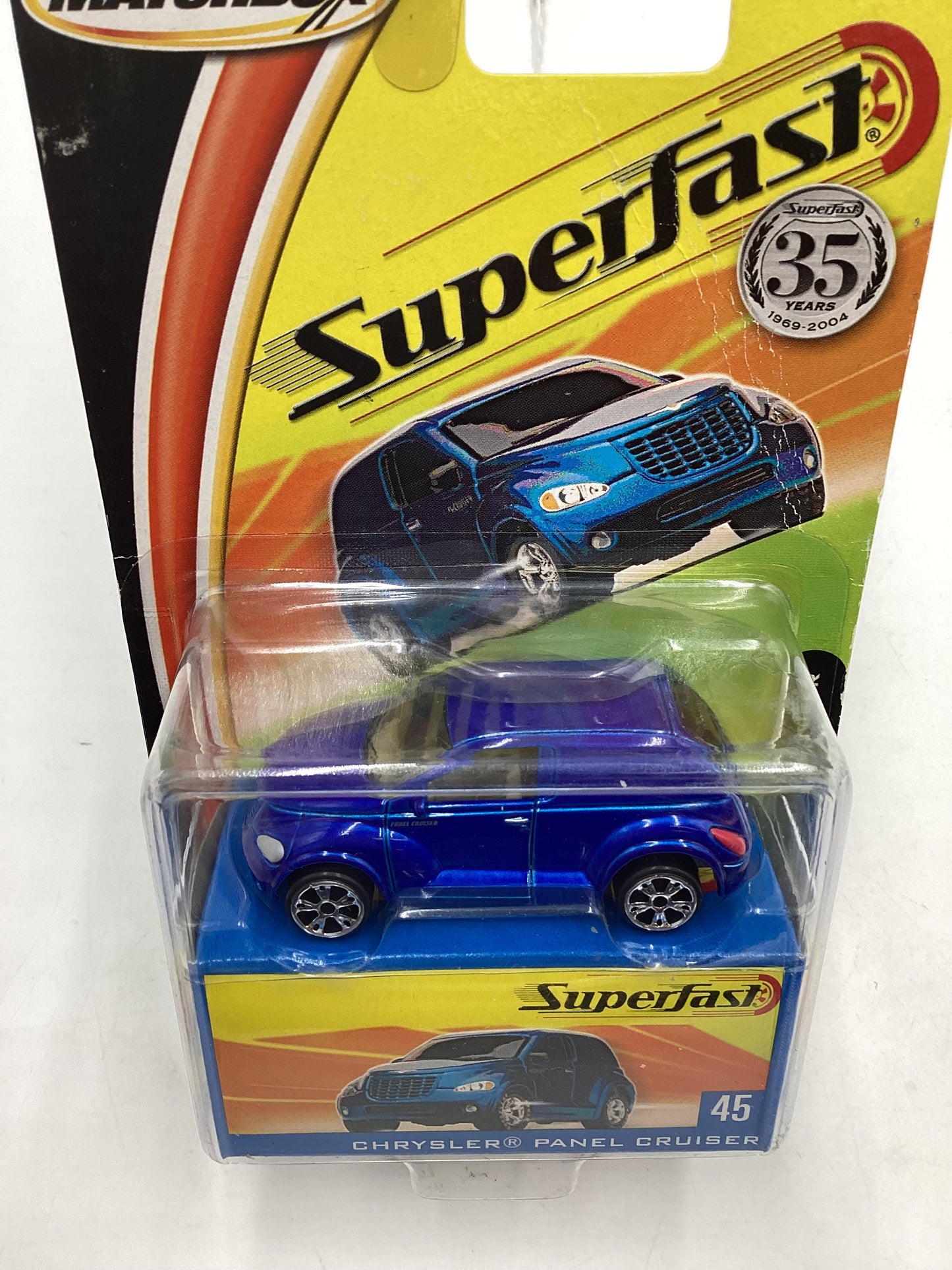 Matchbox Superfast #45 Chrysler Panel Cruiser blue *Veins* 174A