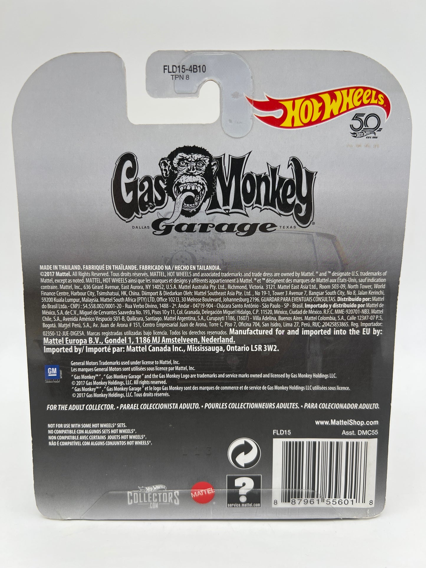 Hot Wheels Retro Entertainment 68 Corvette Gas Monkey Garage Gold 243E