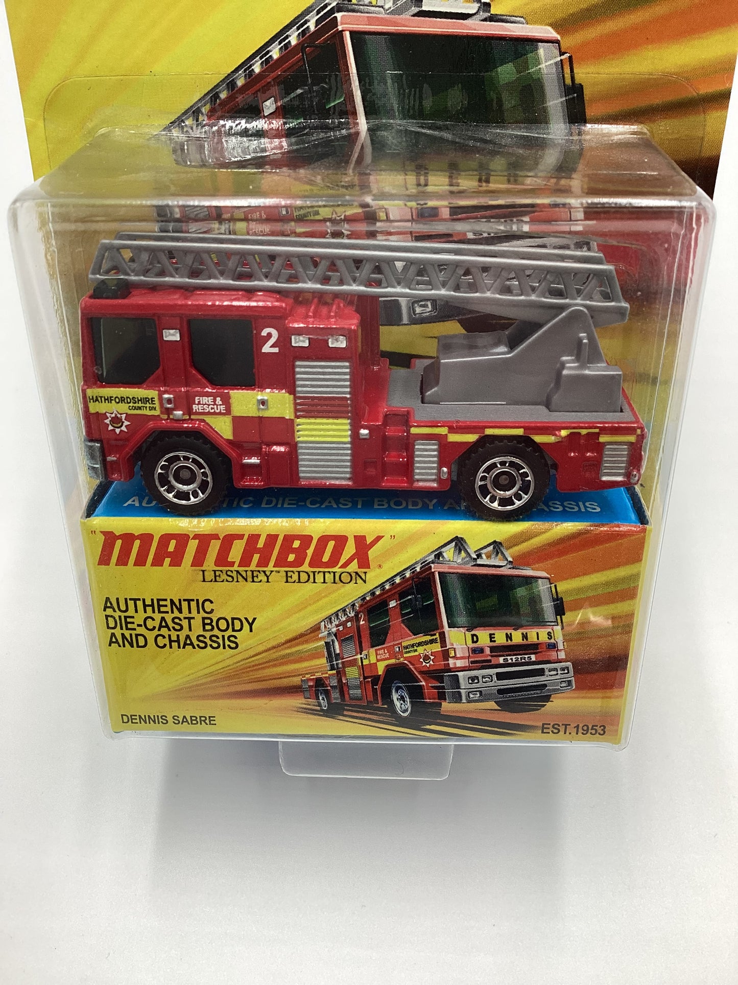 2011 Matchbox Lesley Edition Hathfordshire Dennis Sabre 173A