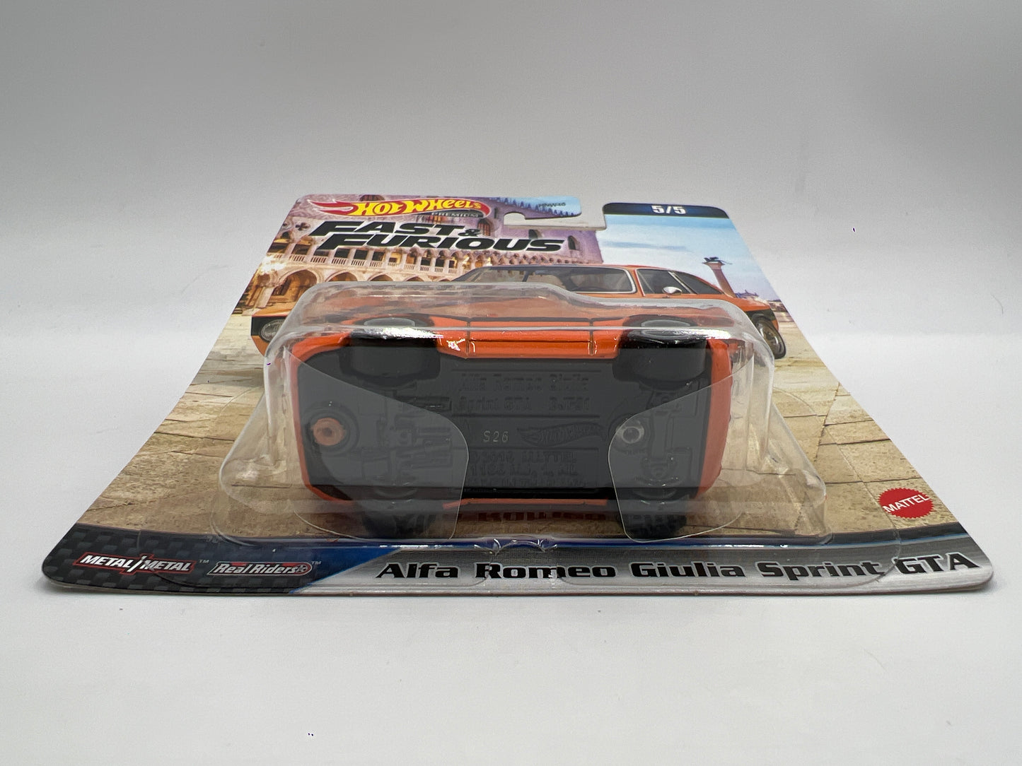 Hot Wheels Premium Fast & Furious #5 Alfa Romeo Giulia Sprint GTA Orange 246R