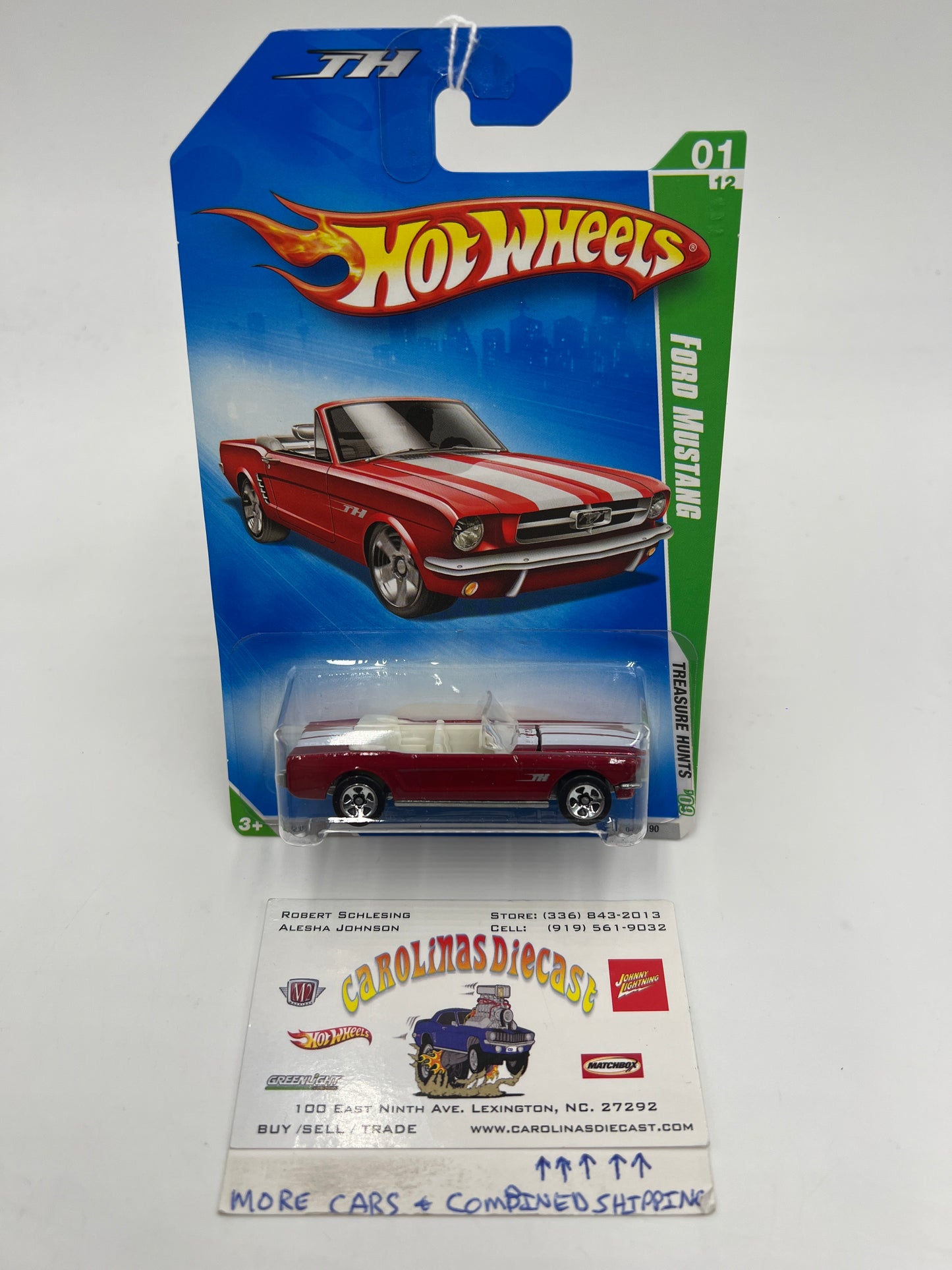 2009 Hot Wheels Treasure Hunts #43 Ford Mustang Red