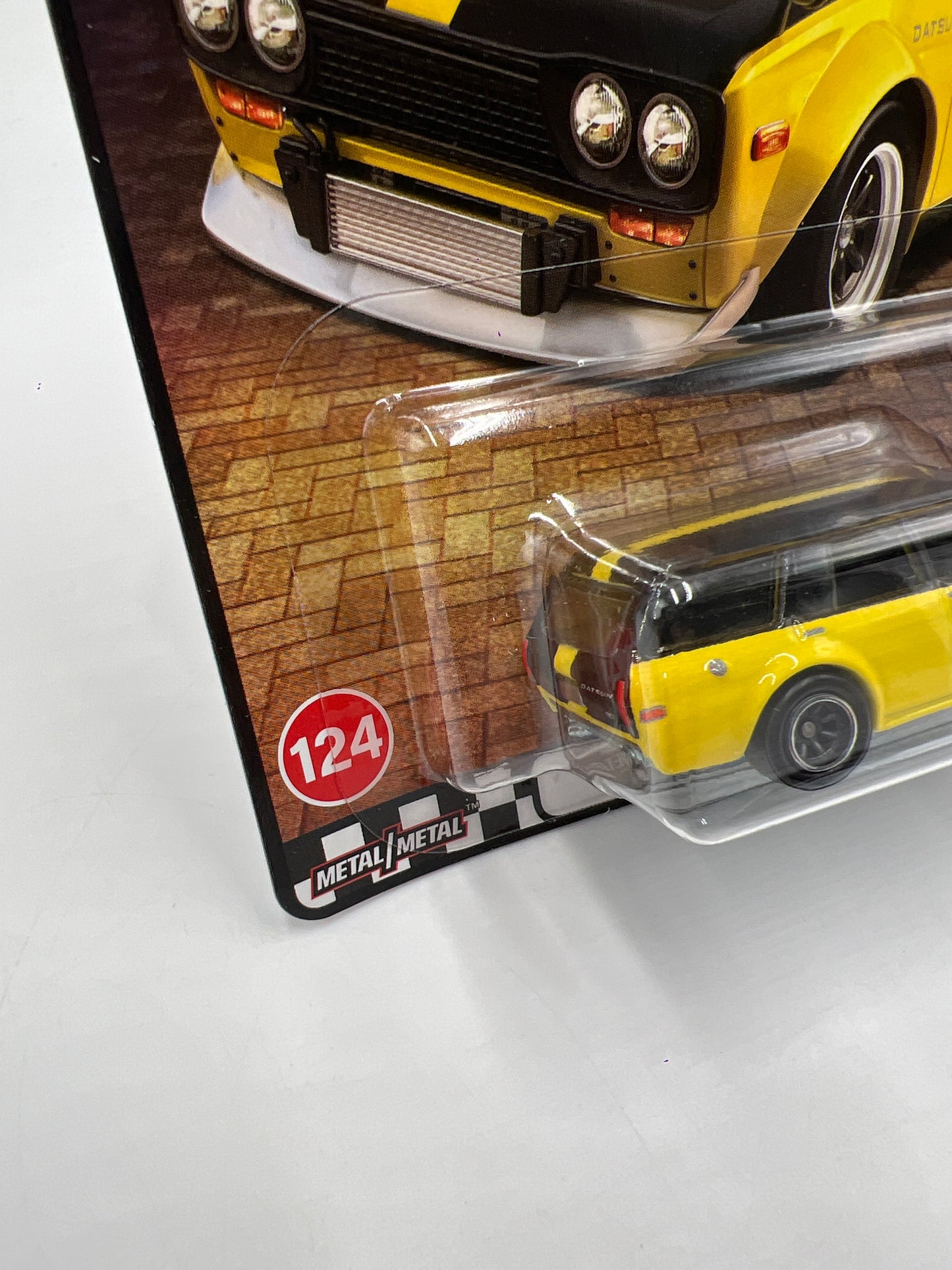 2025 Hot Wheels Premium Boulevard #124 Datsun 510 Wagon Black/Yellow 259C
