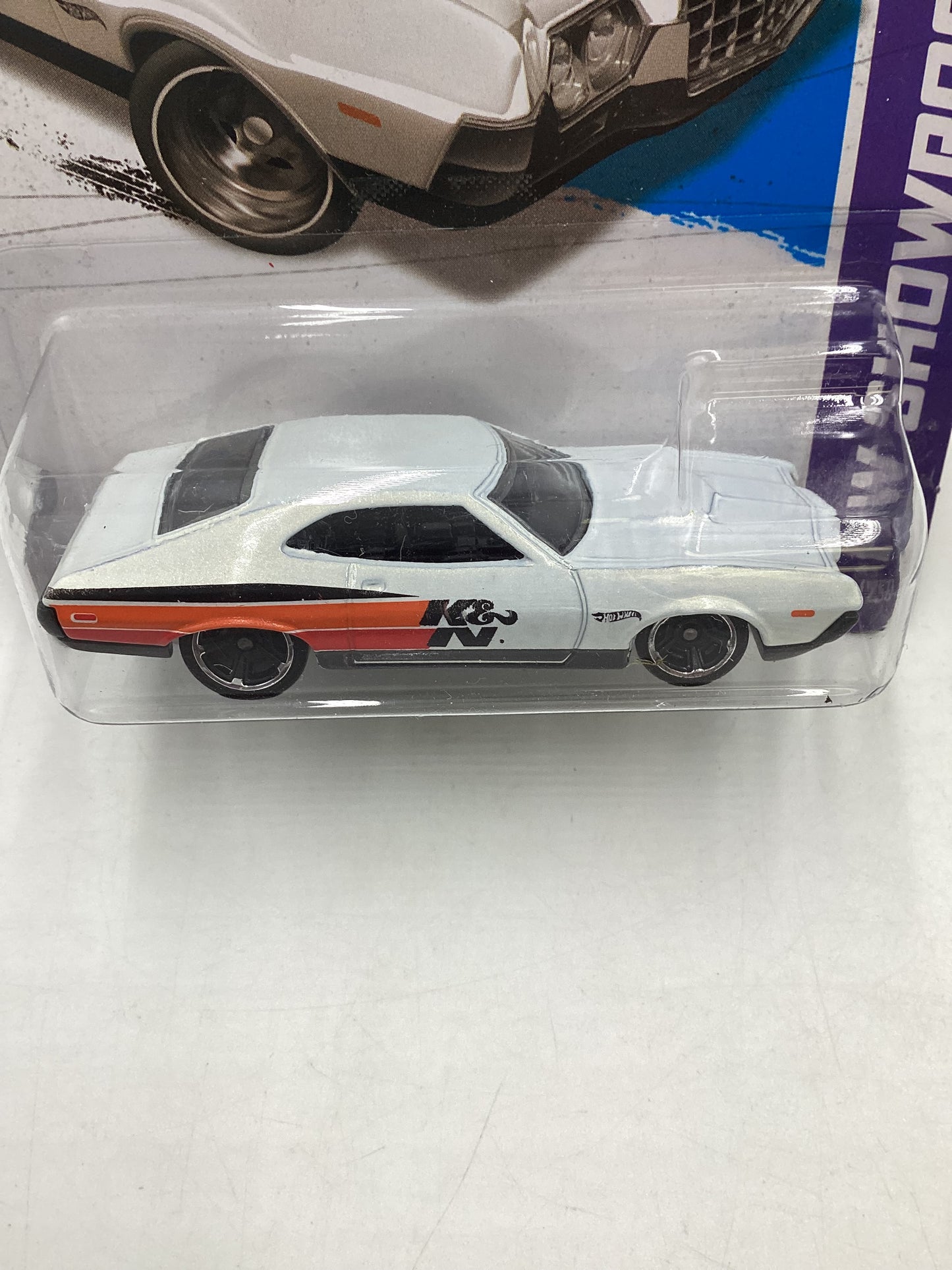 2013 Hot Wheels #242 72 Ford Gran Torino Sport White 20A