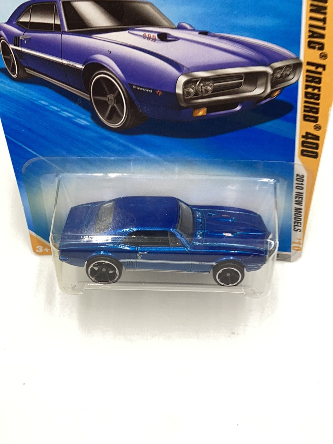 2010 Hot Wheels #3 67 Pontiac Firebird 400 blue 58G