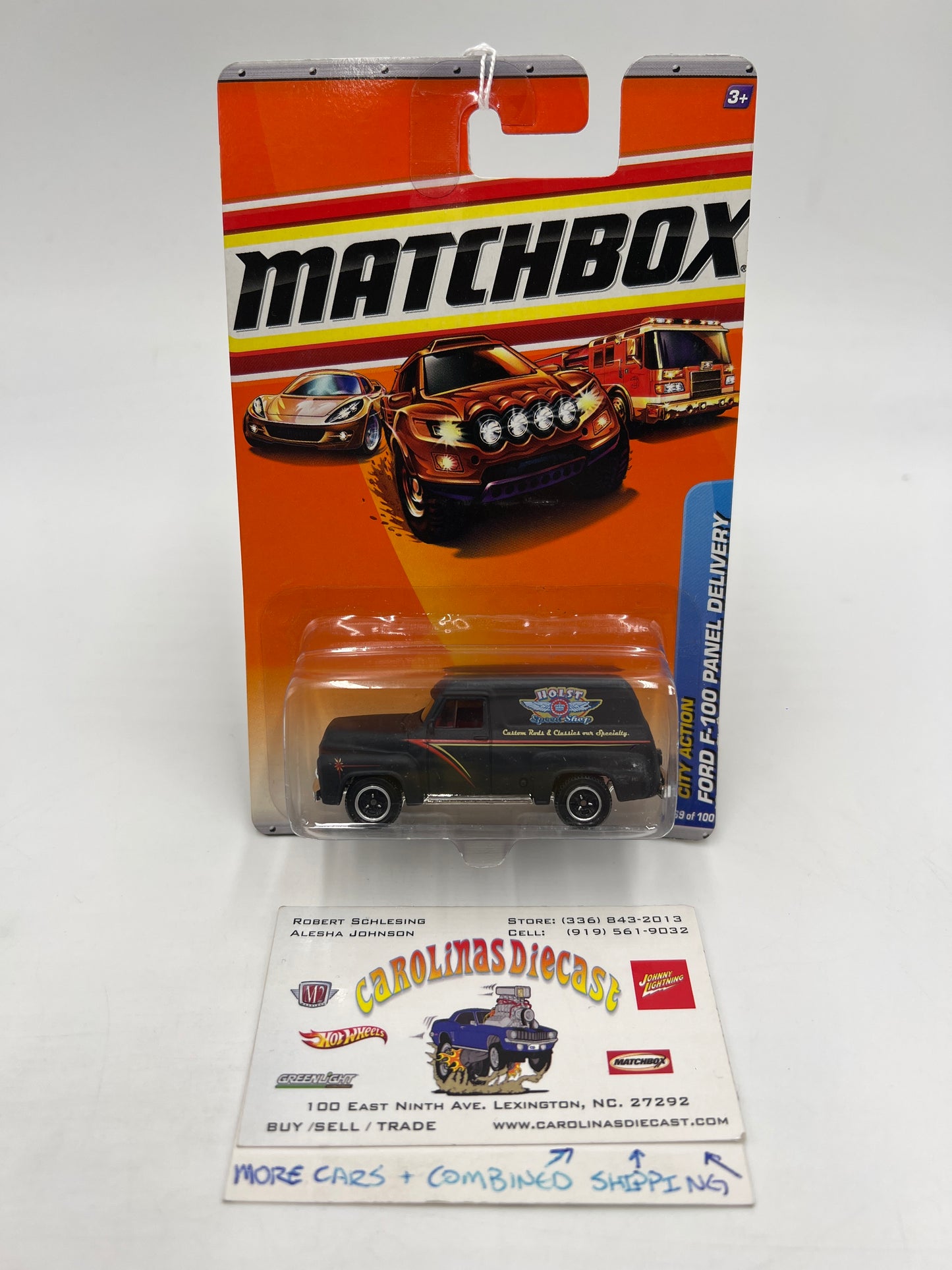 Matchbox City Action #69 Ford F-100 Panel Delivery Black 216N