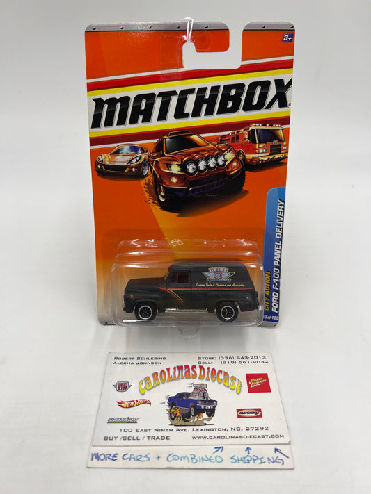 Matchbox City Action #69 Ford F-100 Panel Delivery Black 216N