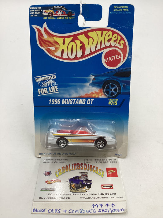 1997 Hot Wheels #715 1996 Mustang GT 19F