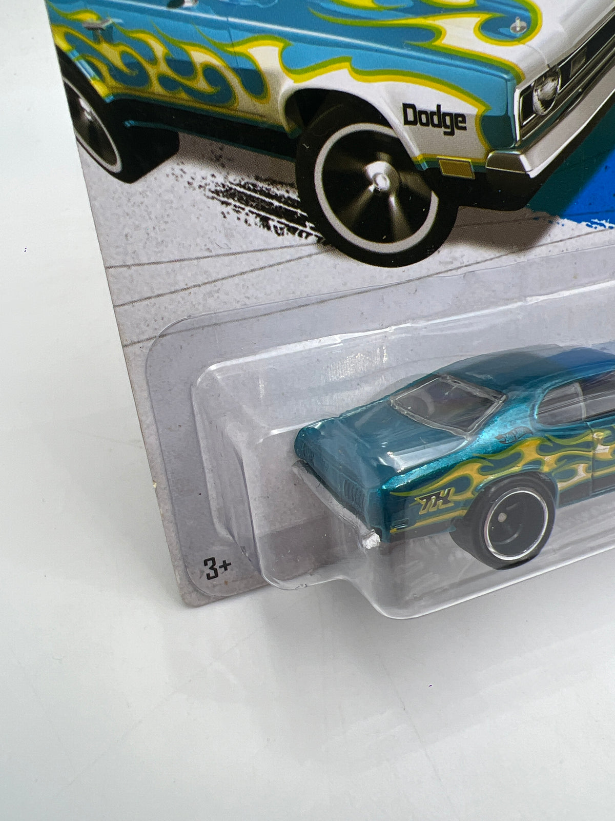 2013 Hot Wheels Super Treasure Hunt #217 71 Dodge Demon Blue W/ Protector