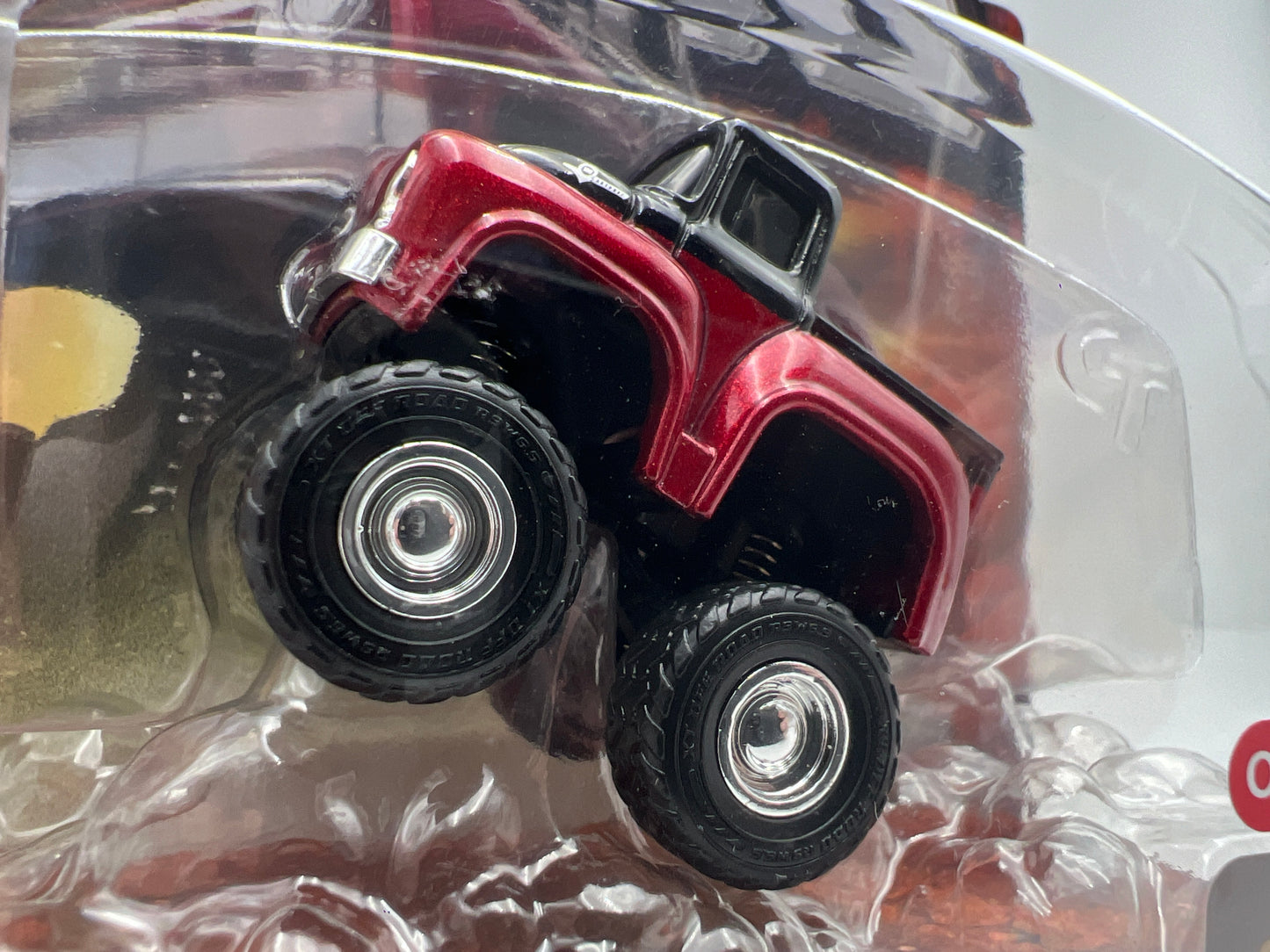 MGA Car Tuned Target Exclusive Lifted Series 1 #7 56 Ford F-100 Red/Black