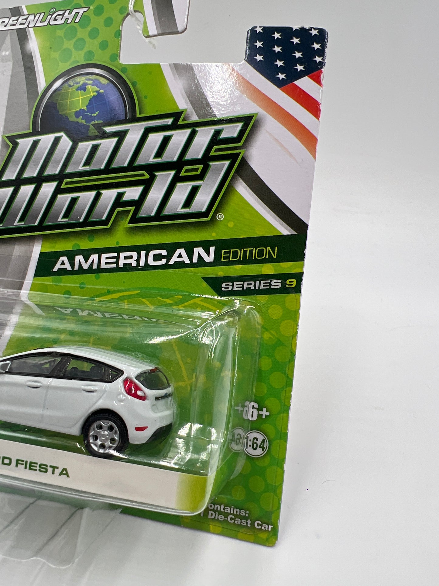Greenlight Motor World American Edition Series 9 Ford Fiesta White