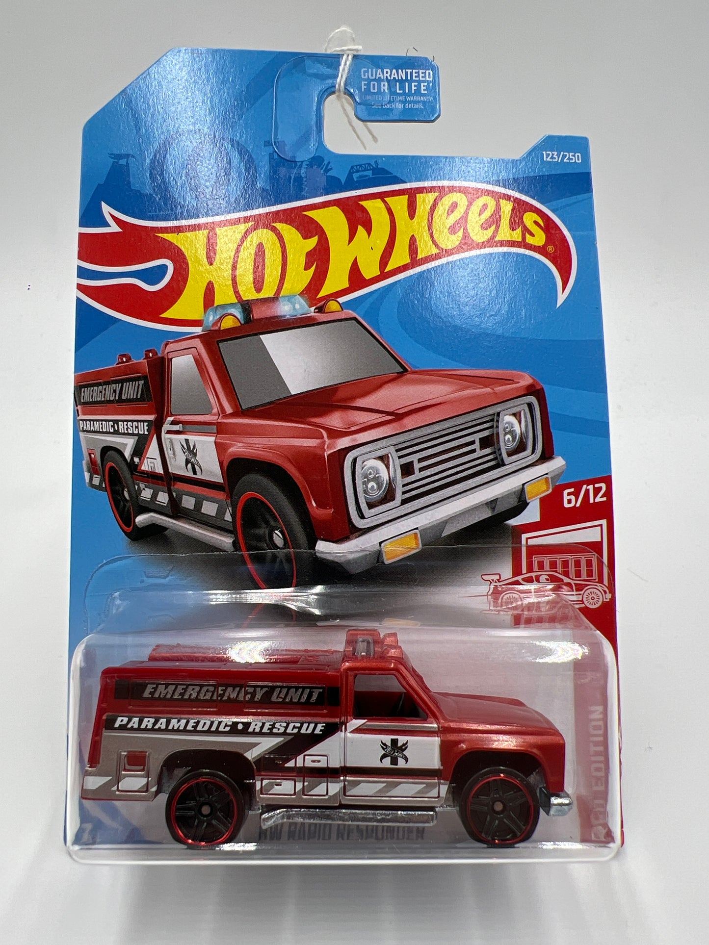 2019 Hot Wheels Target Exclusive Red Edition #123 Rapid Responder Red 148G