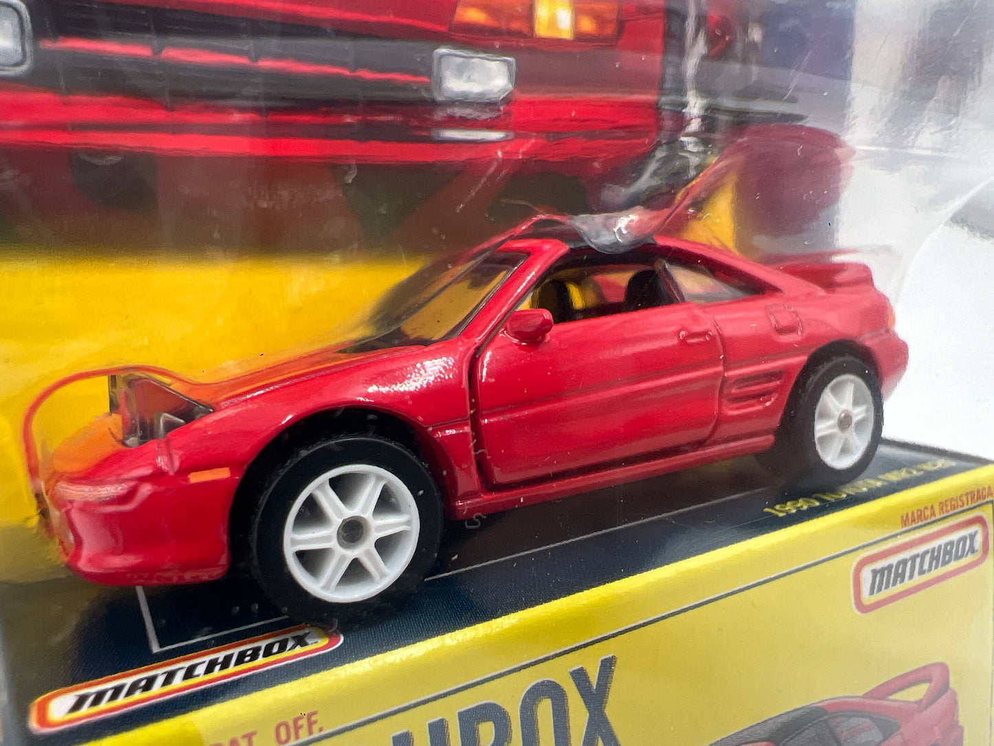 Matchbox Collectors #10 1990 Toyota MR2 W20 Red RHD/LU
