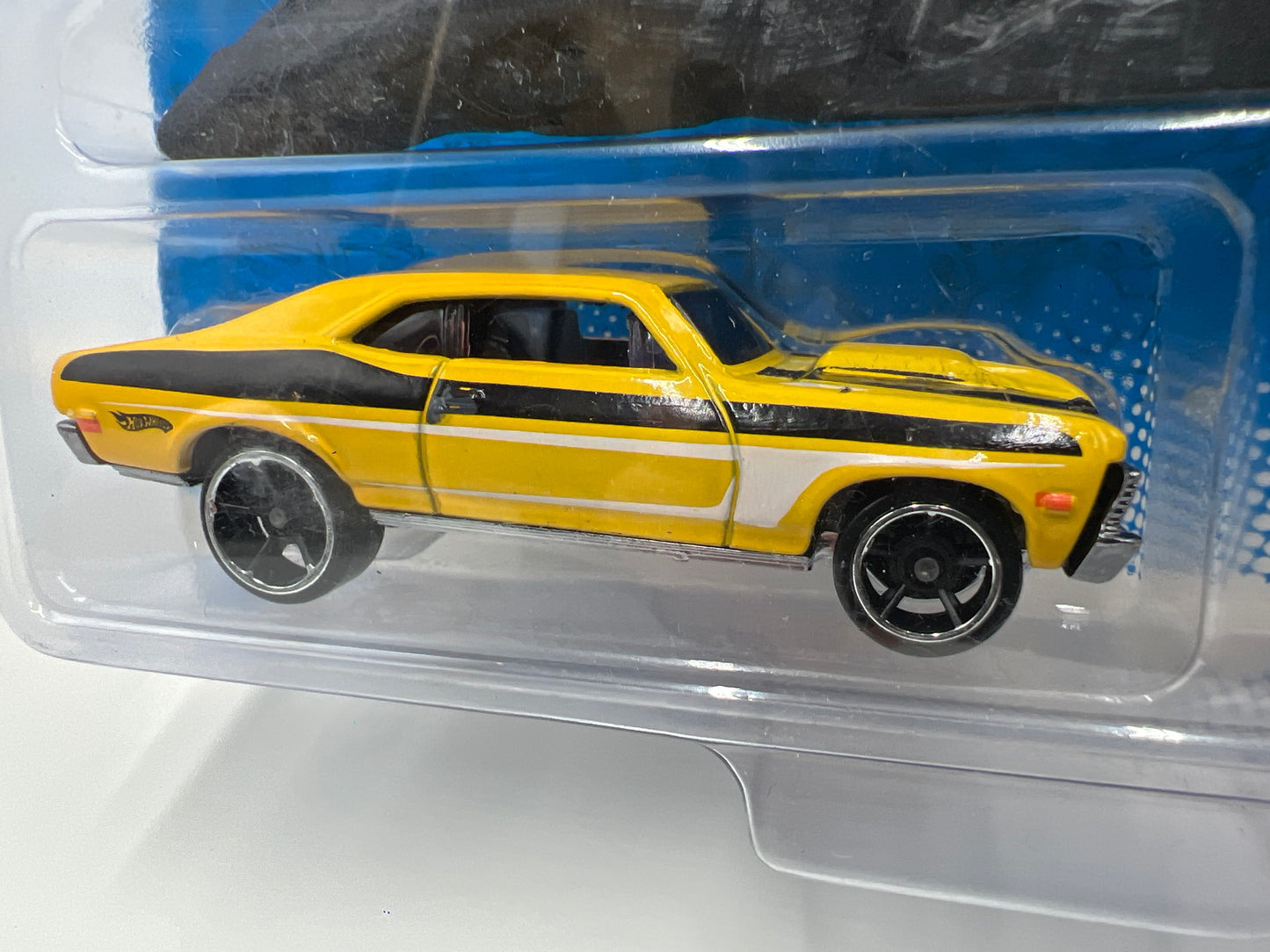 2011 Hot Wheels Racing Kits #3 Street Race Nissan Skyline R32 Purple / 68 Chevy Nova Yellow VHTF