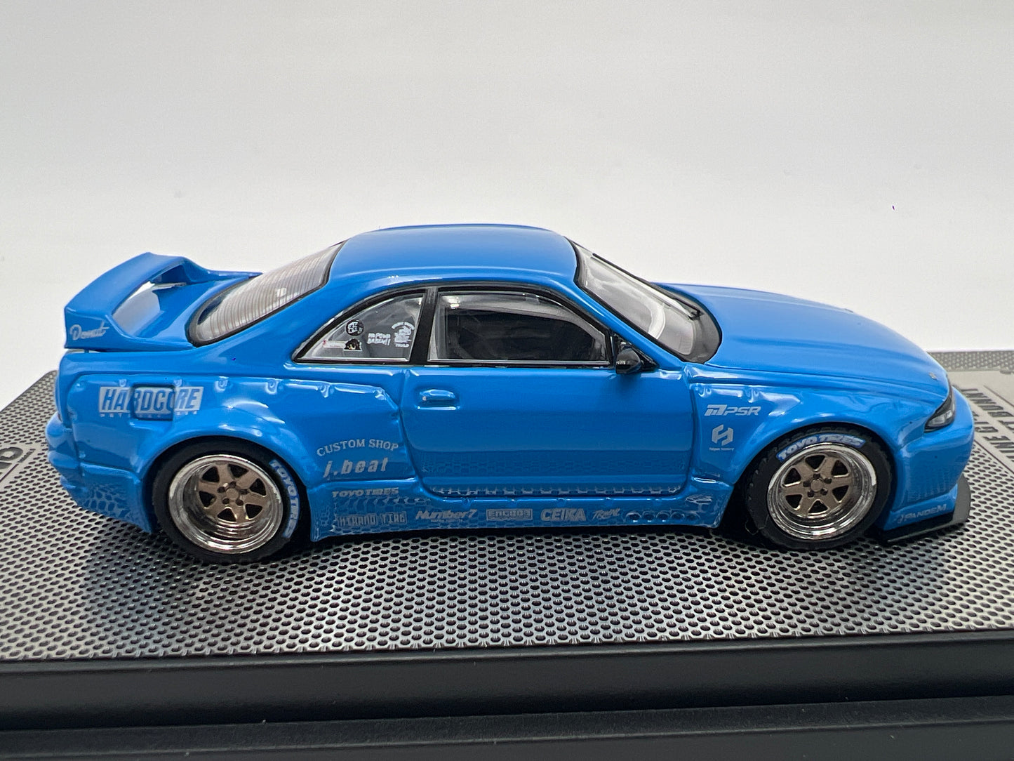 Inno64 1/64 Nissan Skyline GT-R R33 Pandem/Rocket Bunny Blue