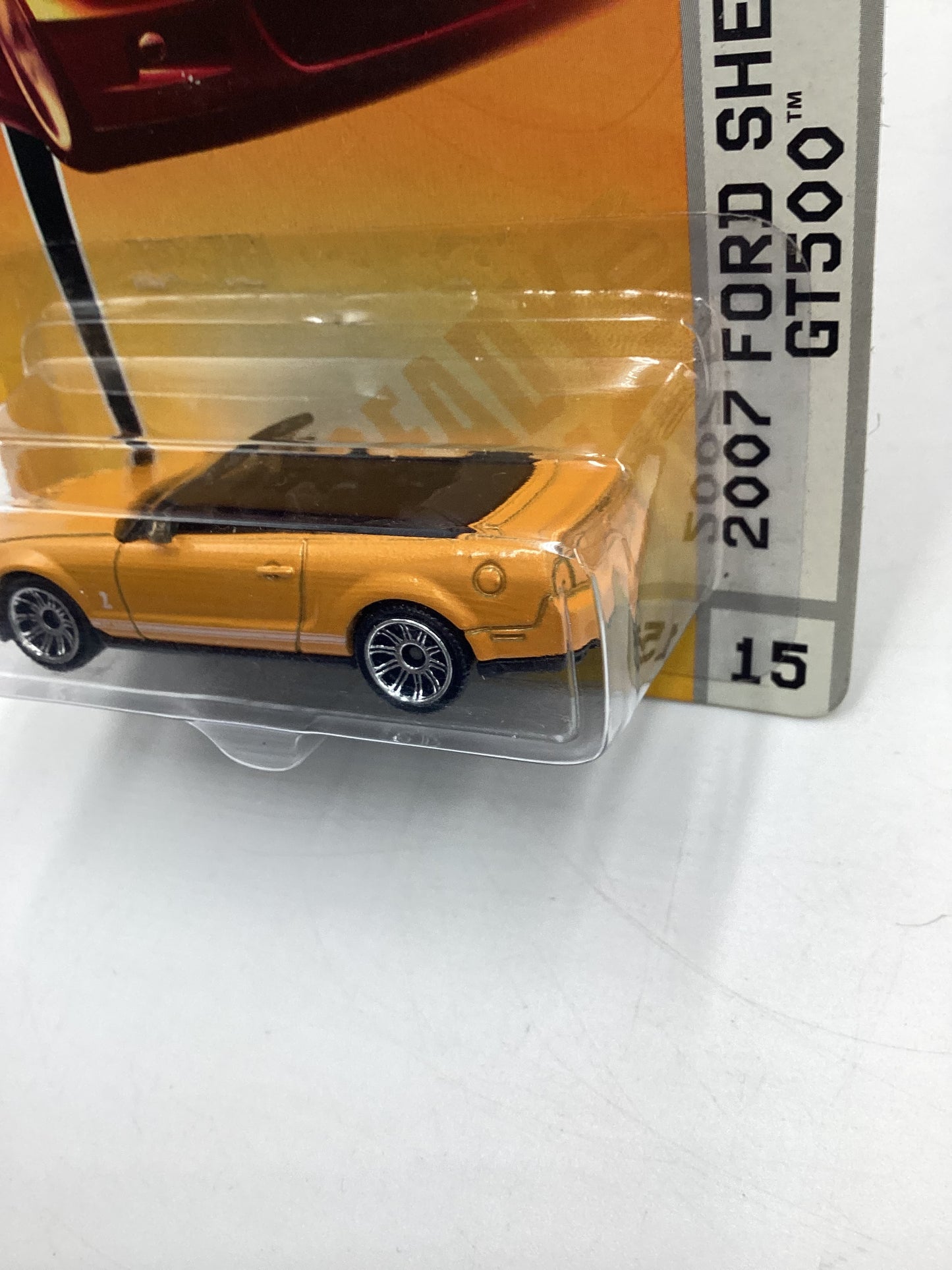 Matchbox Sports Cars #15 2007 Shelby GT500 Yellow 19D