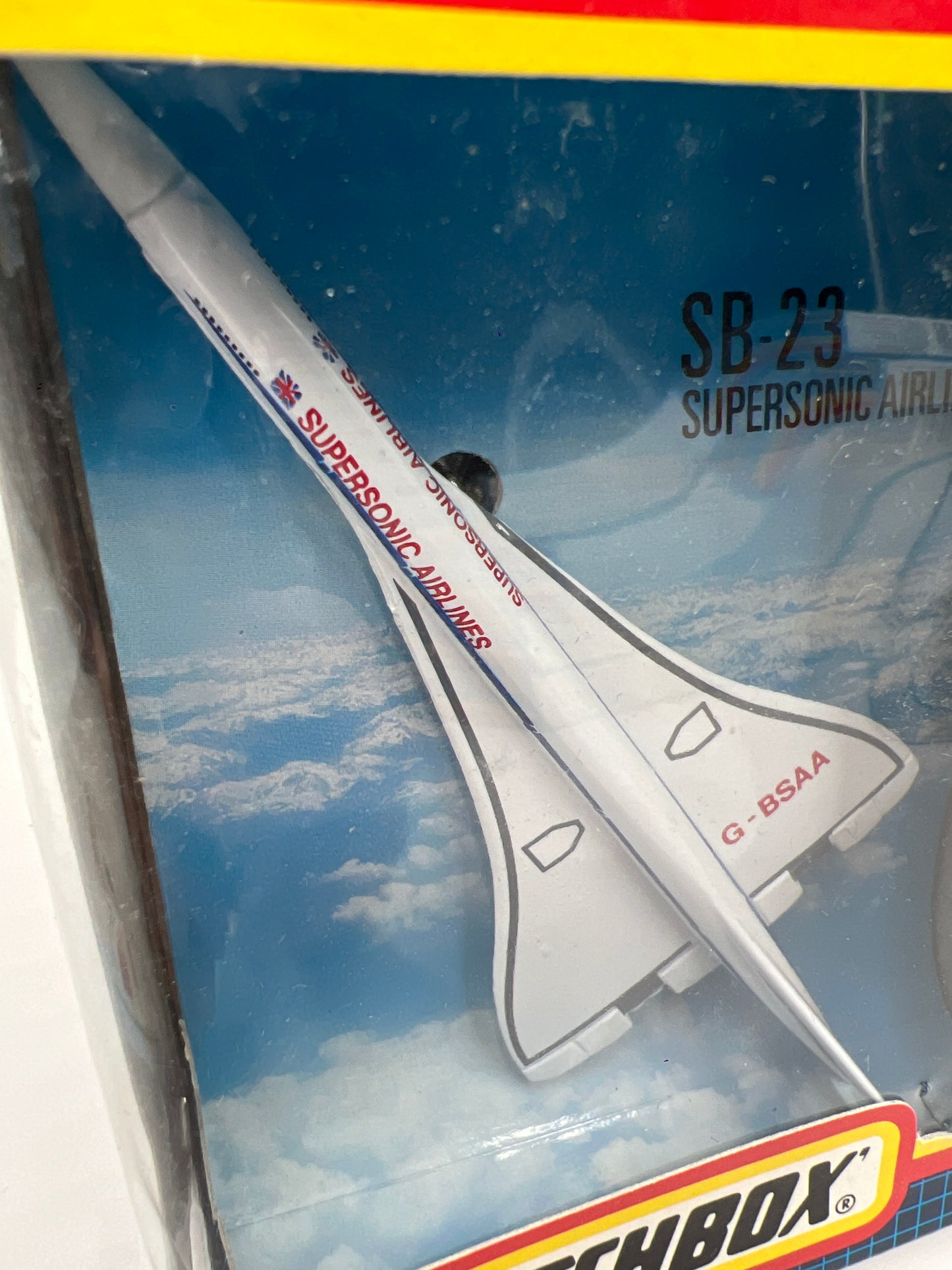 Matchbox Skybusters SB-23 Supersonic Airliner White