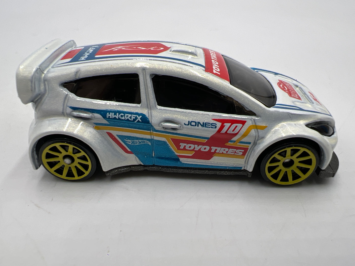 2019 Hot Wheels Mystery Models Series 2 #10 12 Ford Fiesta White