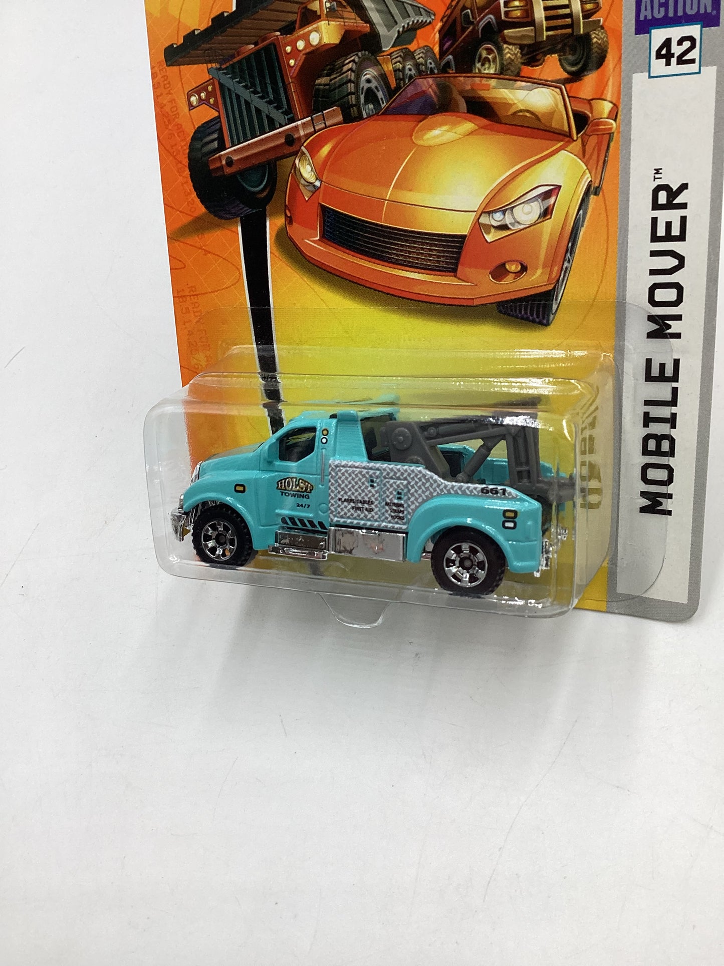 Matchbox #43 MBX Metal Mobile Mover Light Blue 207E