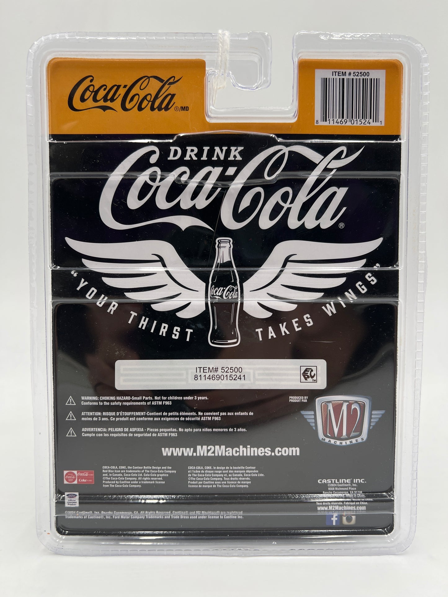 M2 Machines Coca Cola 1956 Ford F-100 Truck Yellow A38 204G