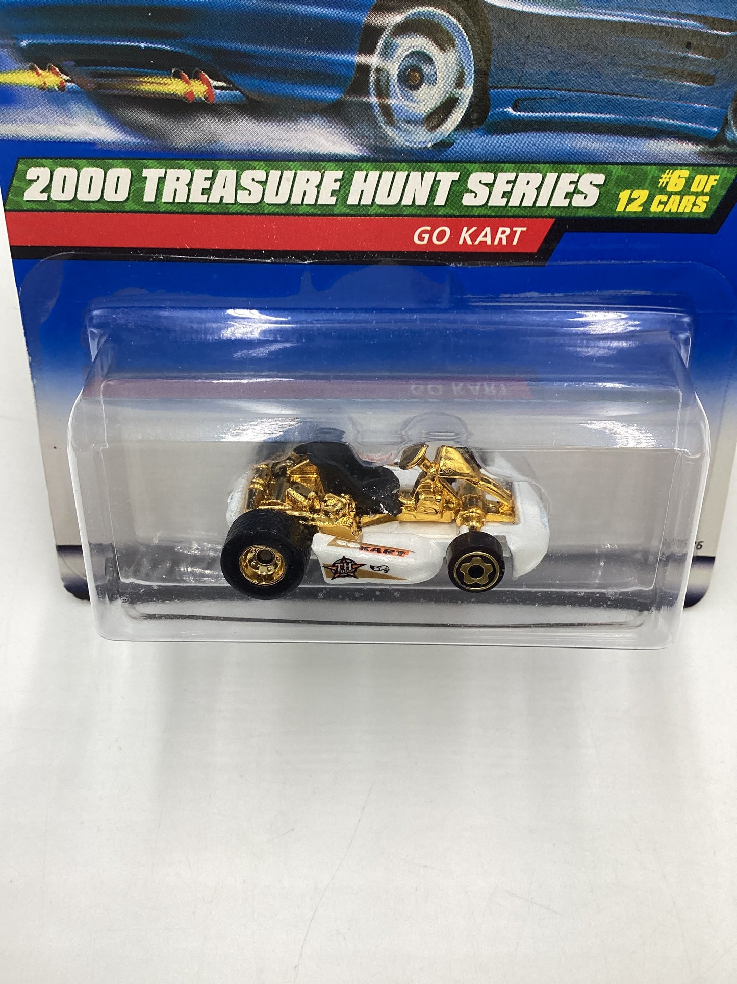 2000 Hot Wheels Treasure Hunt Series 6/12 Go Kart with protector