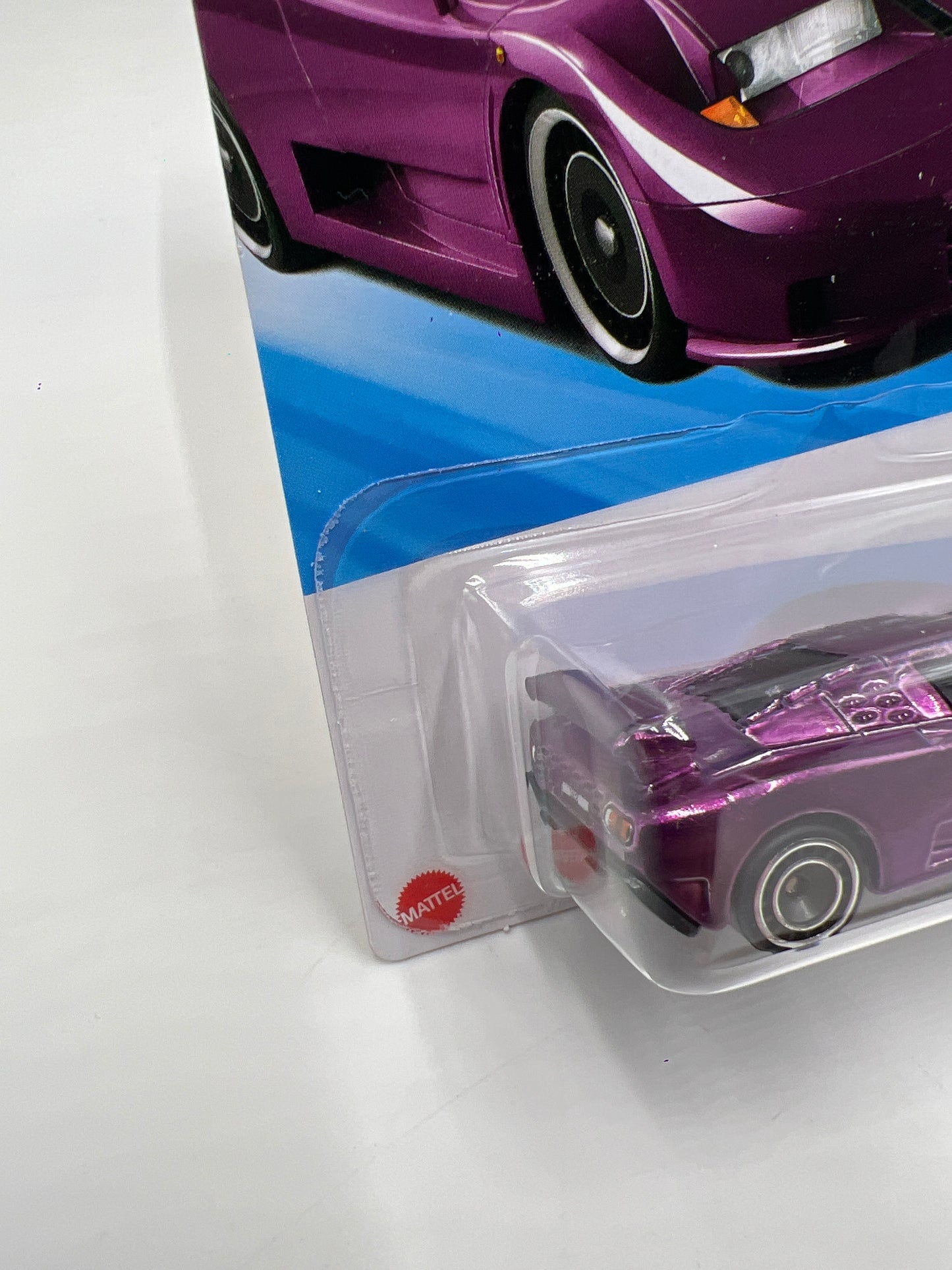 2025 Hot Wheels Factory Sealed Super Treasure Hunt #221 94 Bugatti EB110 SS Purple W/Protector