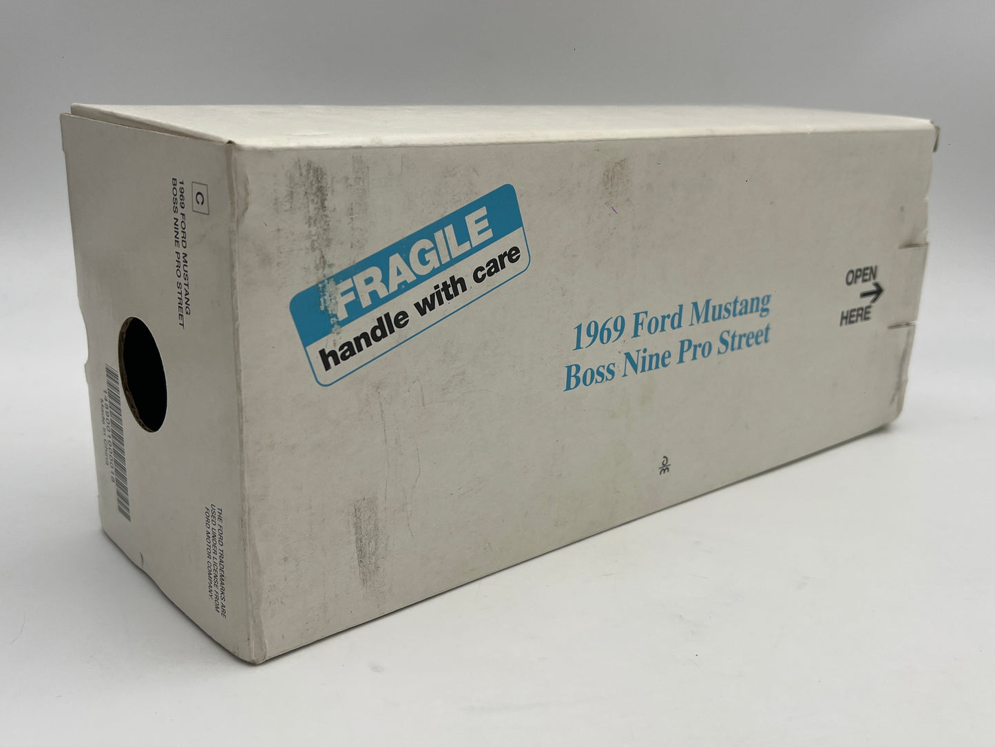 Danbury Mint 1/24 Scale 1969 Ford Mustang Boss Nine Pro Street Blue W/Box VHTF