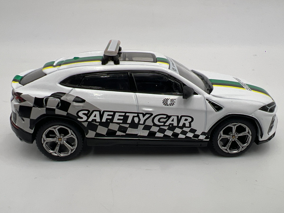 Mini GT MiJo Exclusive #591 Lamborghini Urus 2022 Macau GP Official Safety Car White