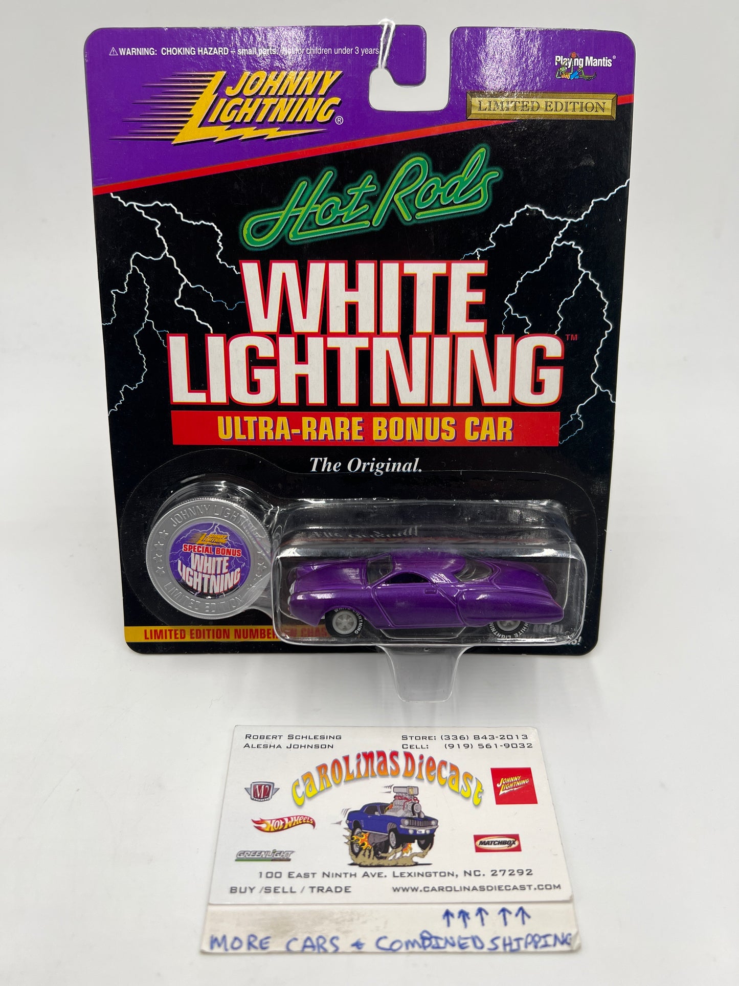Johnny Lightning White Lightning Chase Hot Rods #47 Frankenstude Purple