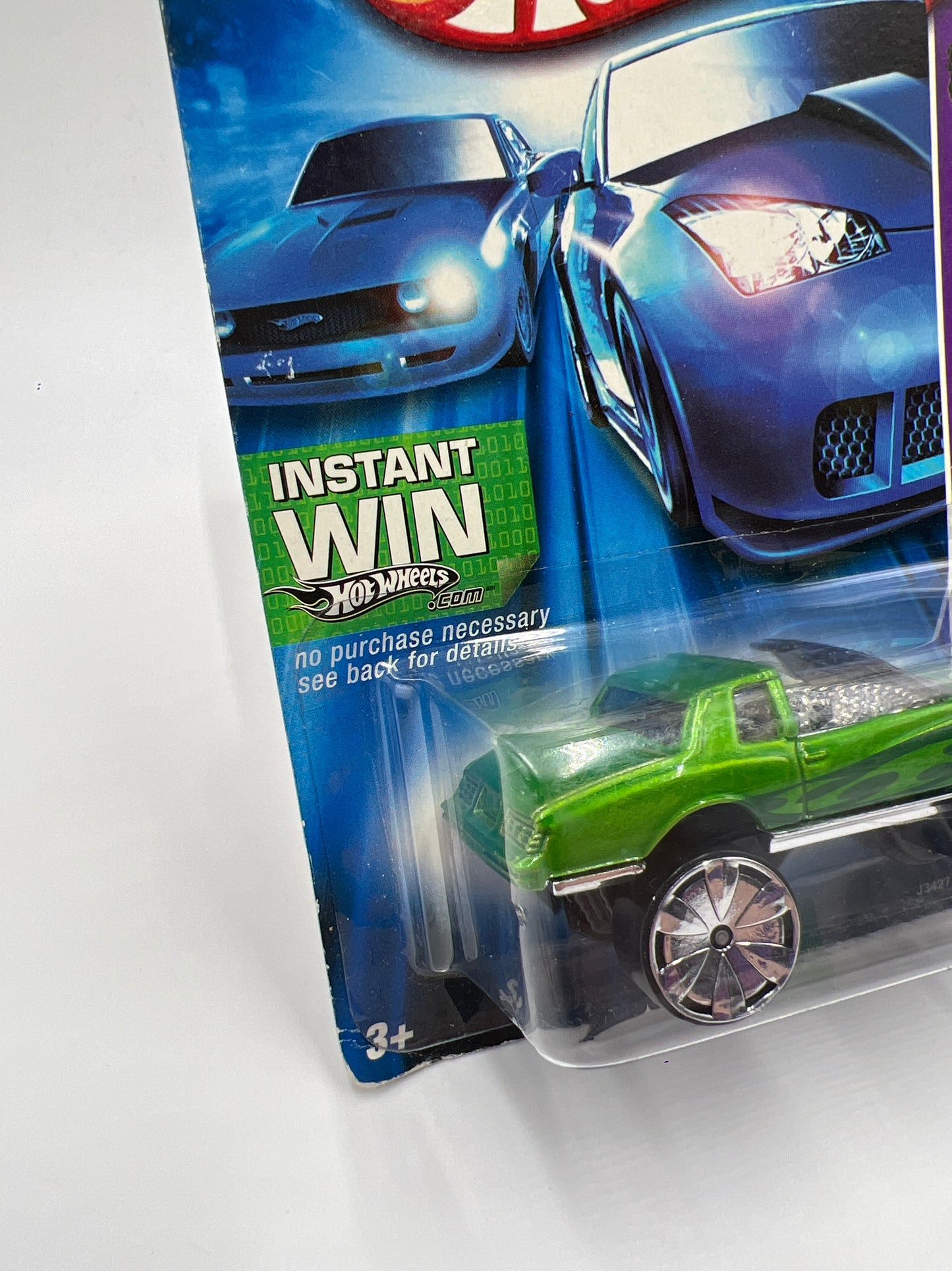 2007 Hot Wheels #101 Hi-Rakers Montezooma Green Card Not Perfect 56A