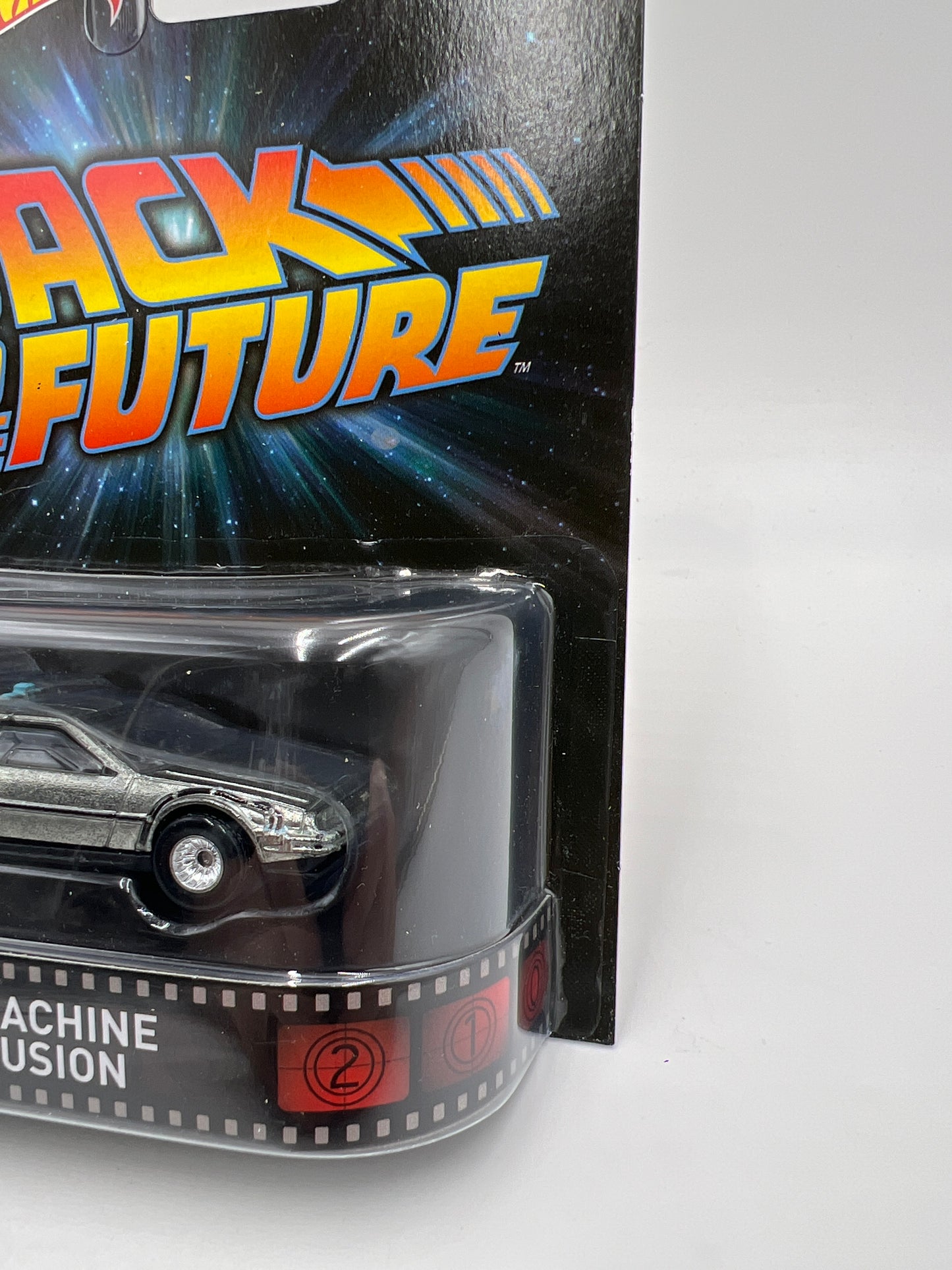 Hot Wheels Premium Retro Entertainment Back To The Future Time Machine Mr Fusion W/Protector