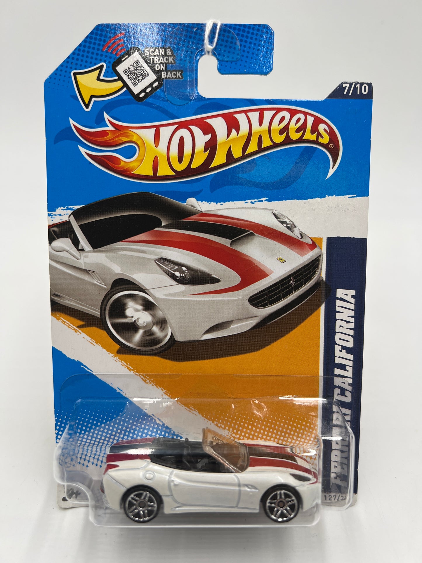 2012 Hot Wheels All Stars #127 Ferrari California White