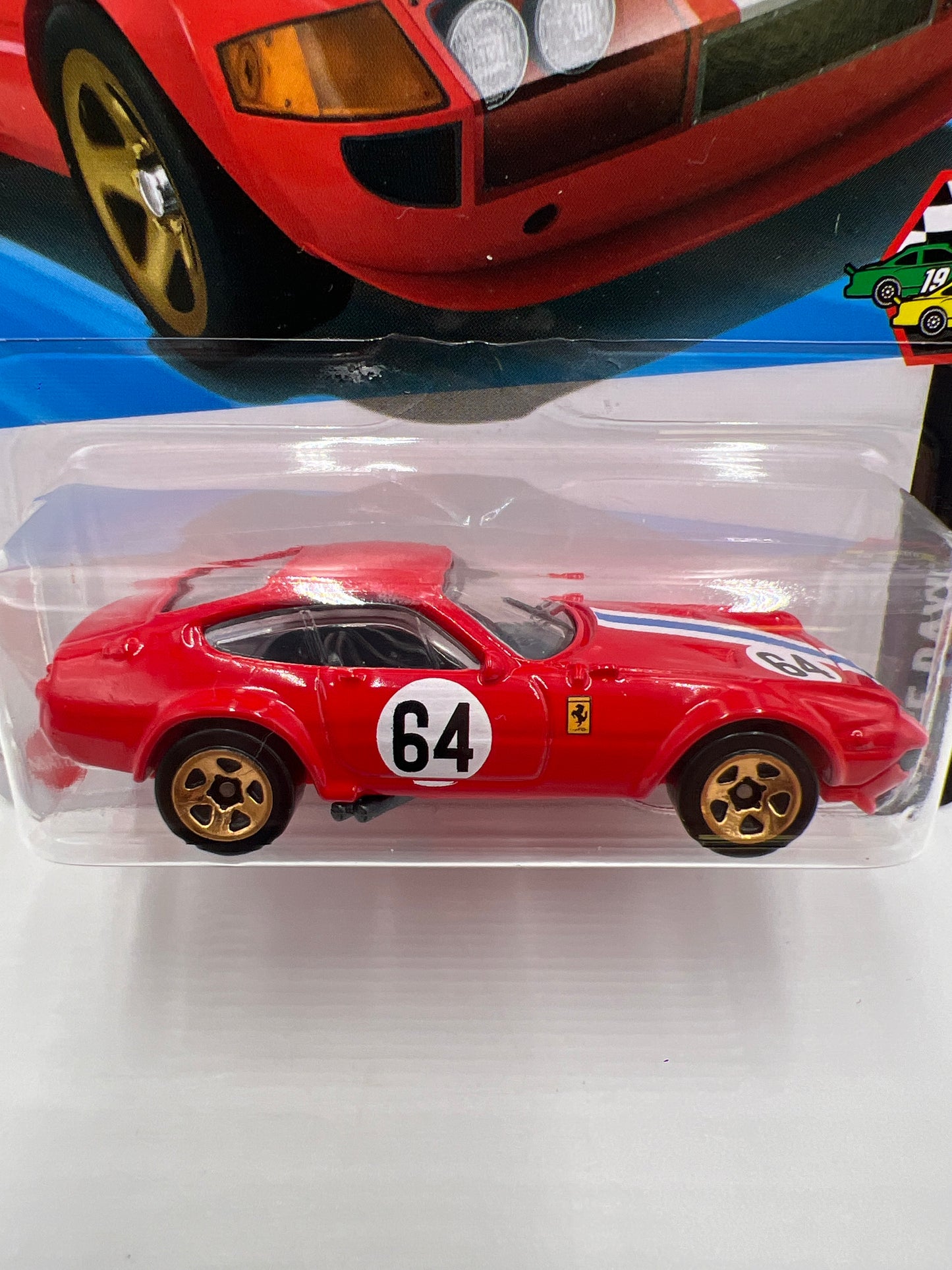 2025 Hot Wheels L Case Race Day #222 Ferrari 365 GTB4 Competizione Red SR