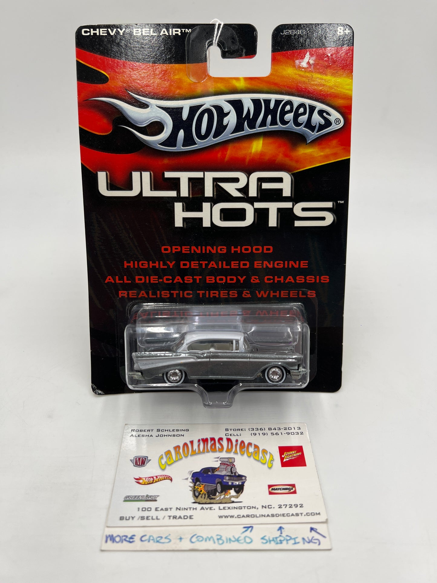 Hot Wheels Premium Ultra Hots Chevy Bel Air Dark Silver #1 245L