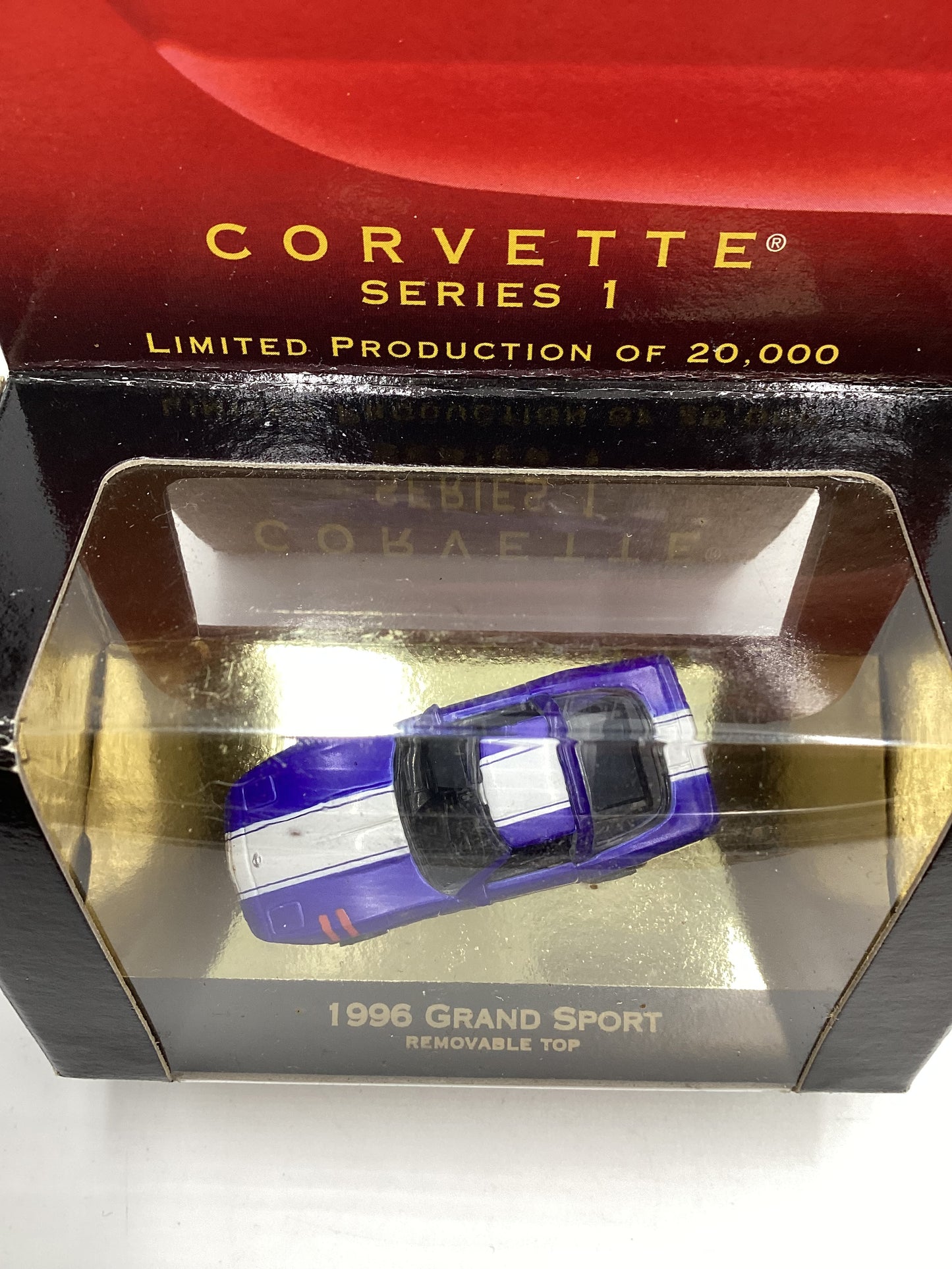 Micro Machines Collectors Edition Corvette Series 1 1996 Grand Sport Blue 1/20000 74E