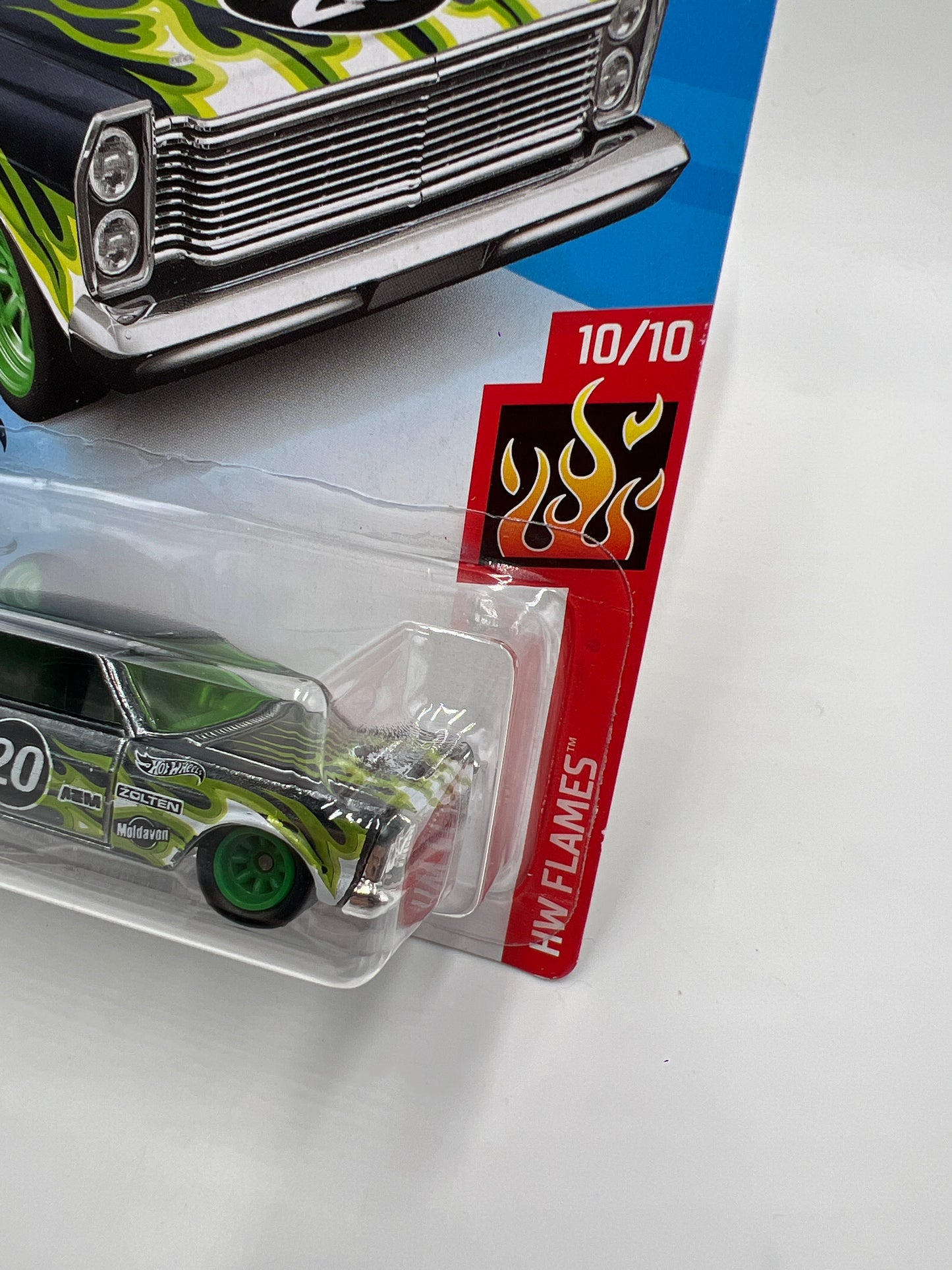 2020 Hot Wheels Super Treasure Hunt #221 65 Ford Galaxie W/Protector