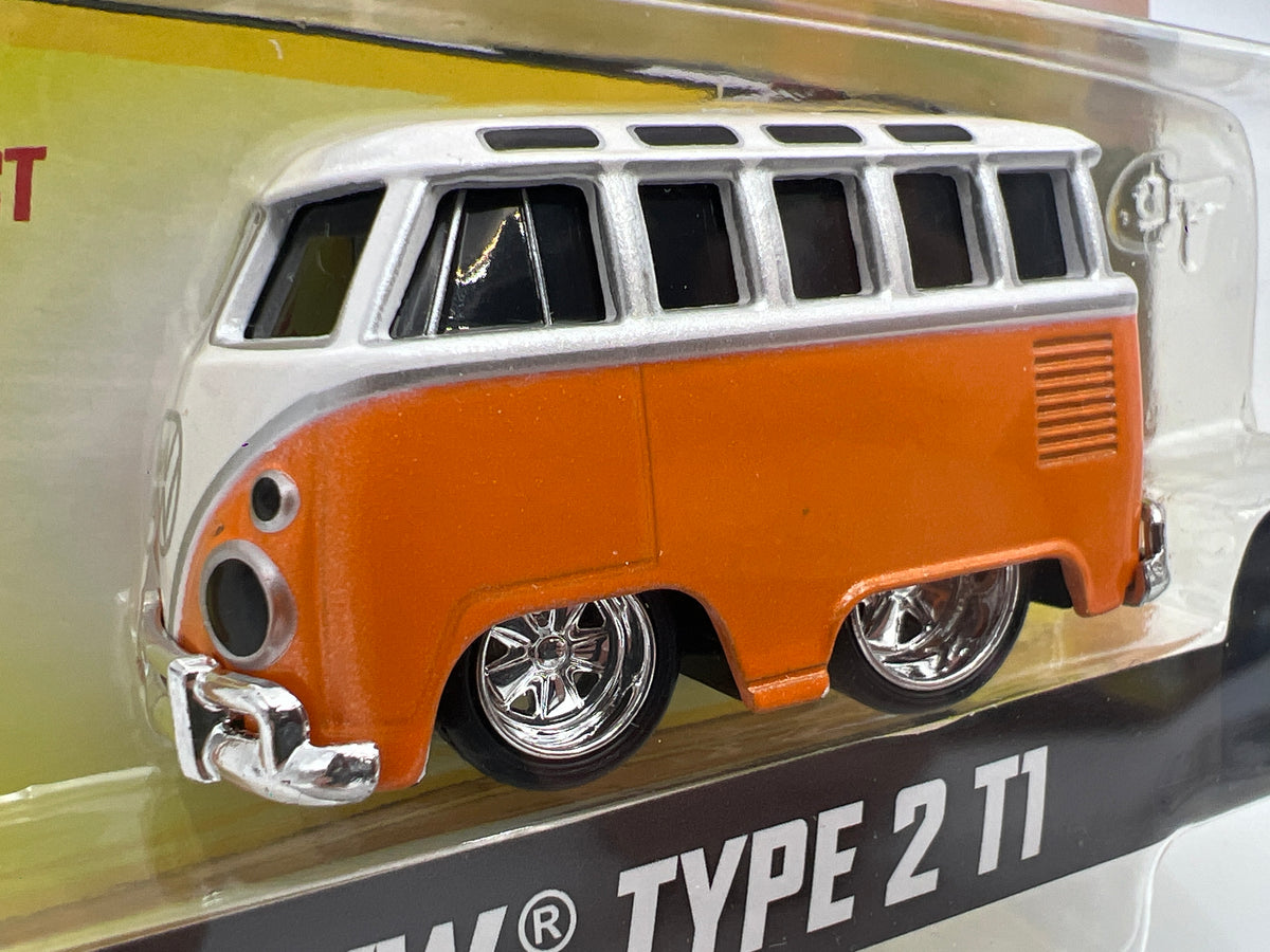 MGA Car Tuned Mainline Series 12 #5 VW Type 2 T1 Orange/White