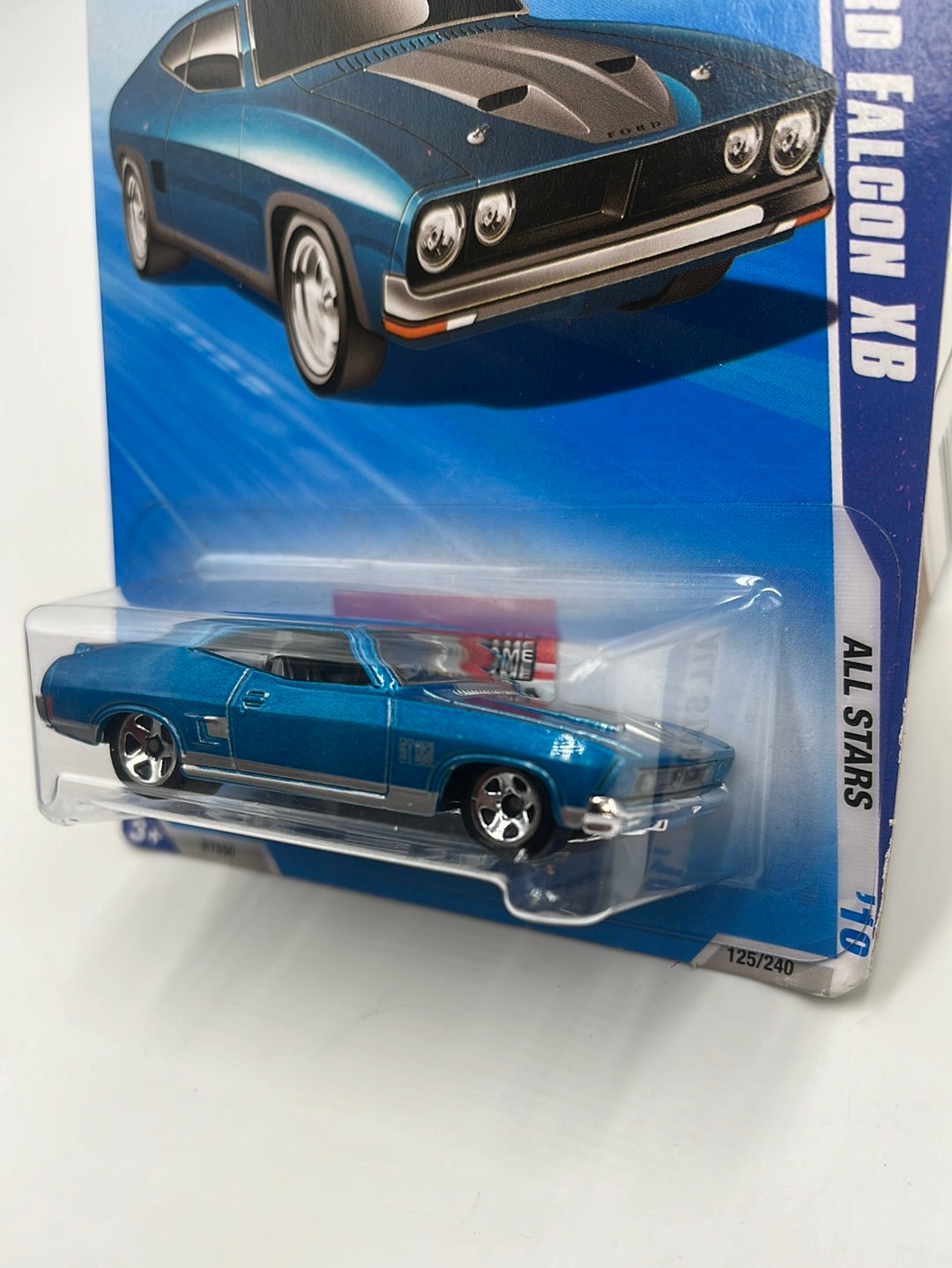 2010 Hot Wheels All Stars ‘73 Ford Falcon XB Blue Keys to Speed 125/240 25A