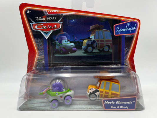 Disney Pixar Cars Supercharged 2 Pack Movie Moments Buzz & Woody