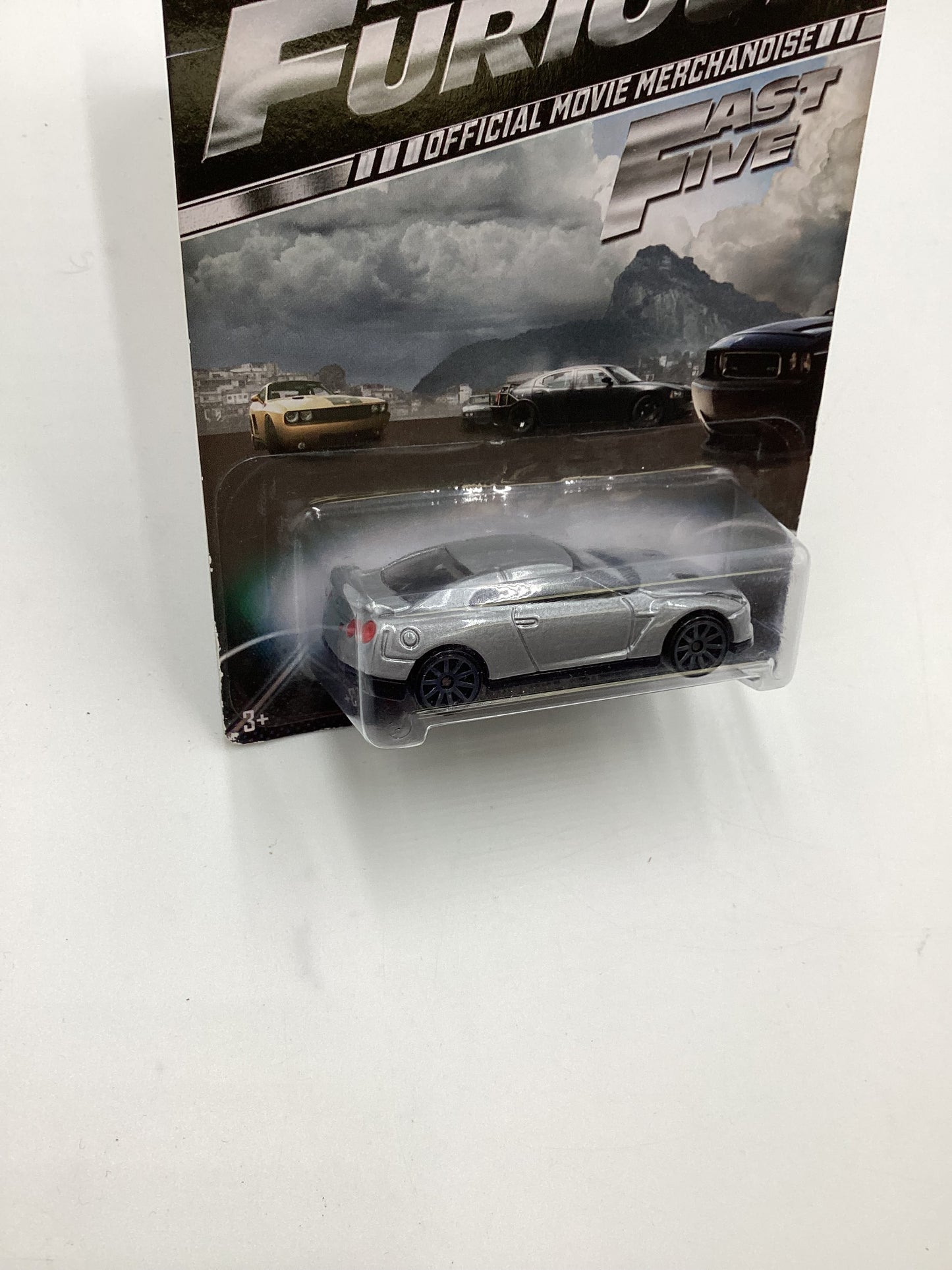 2013 Hot Wheels Fast and Furious #6 2009 Nissan GT-R Silver Card Not Perfect 73F