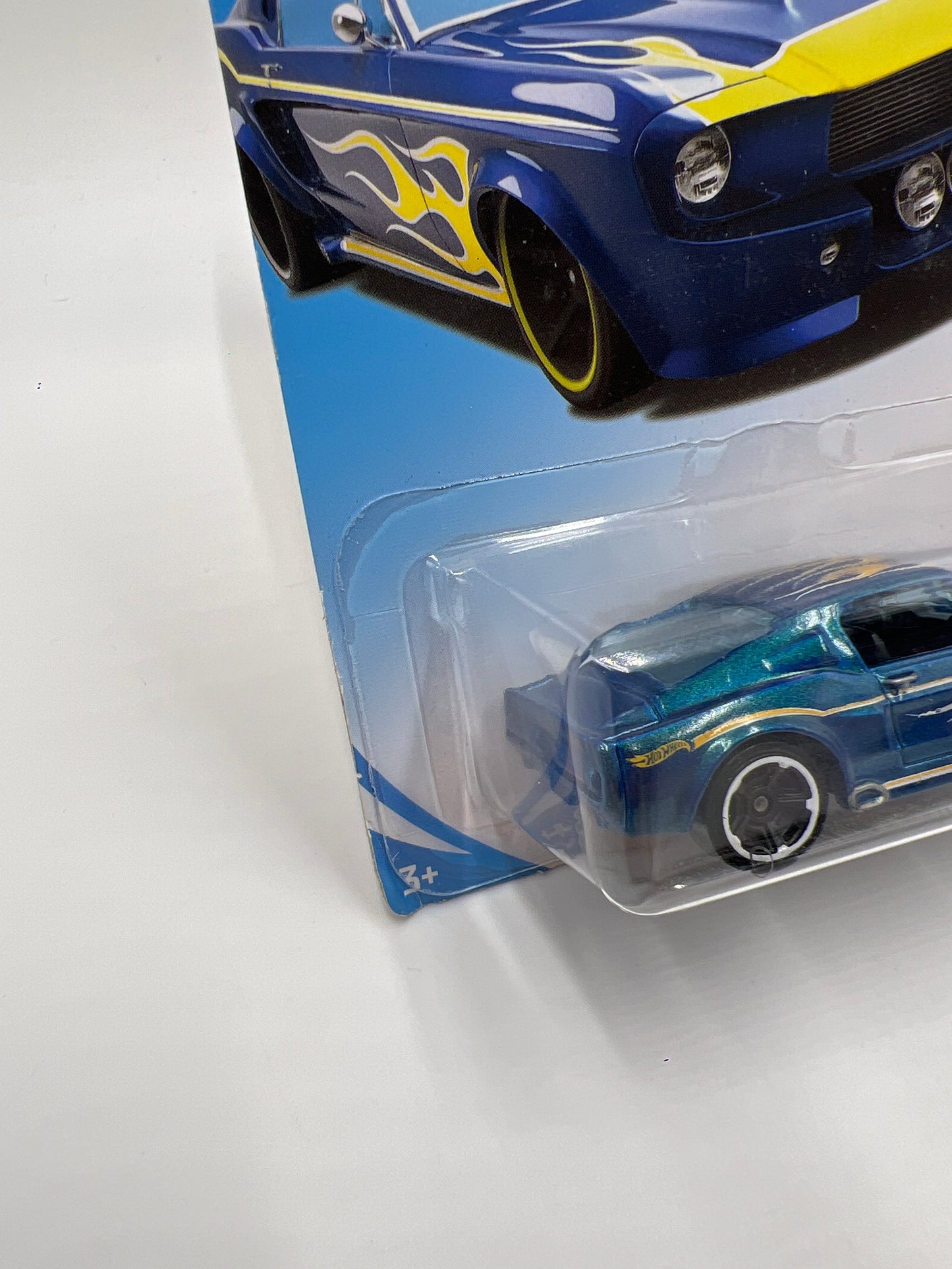 2019 Hot Wheels Flames #33 67 Shelby GT-500 Blue