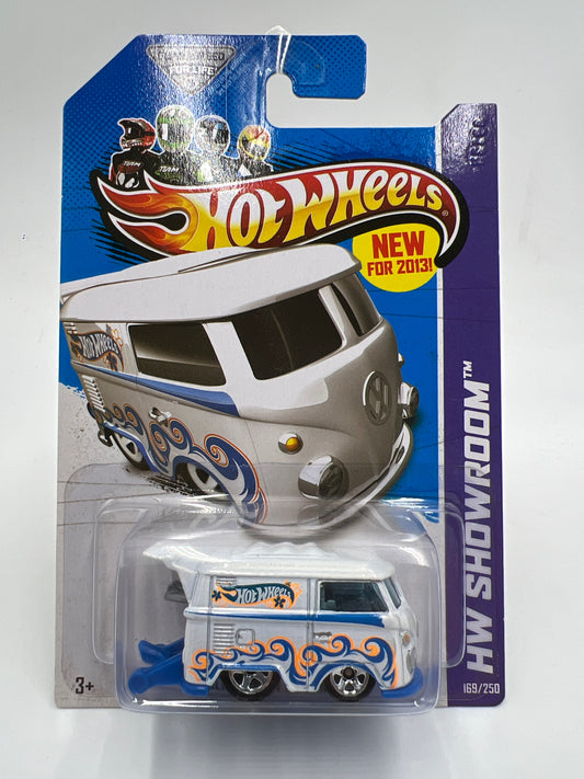 2013 Hot Wheels Showroom #169 Kool Kombi White 96A