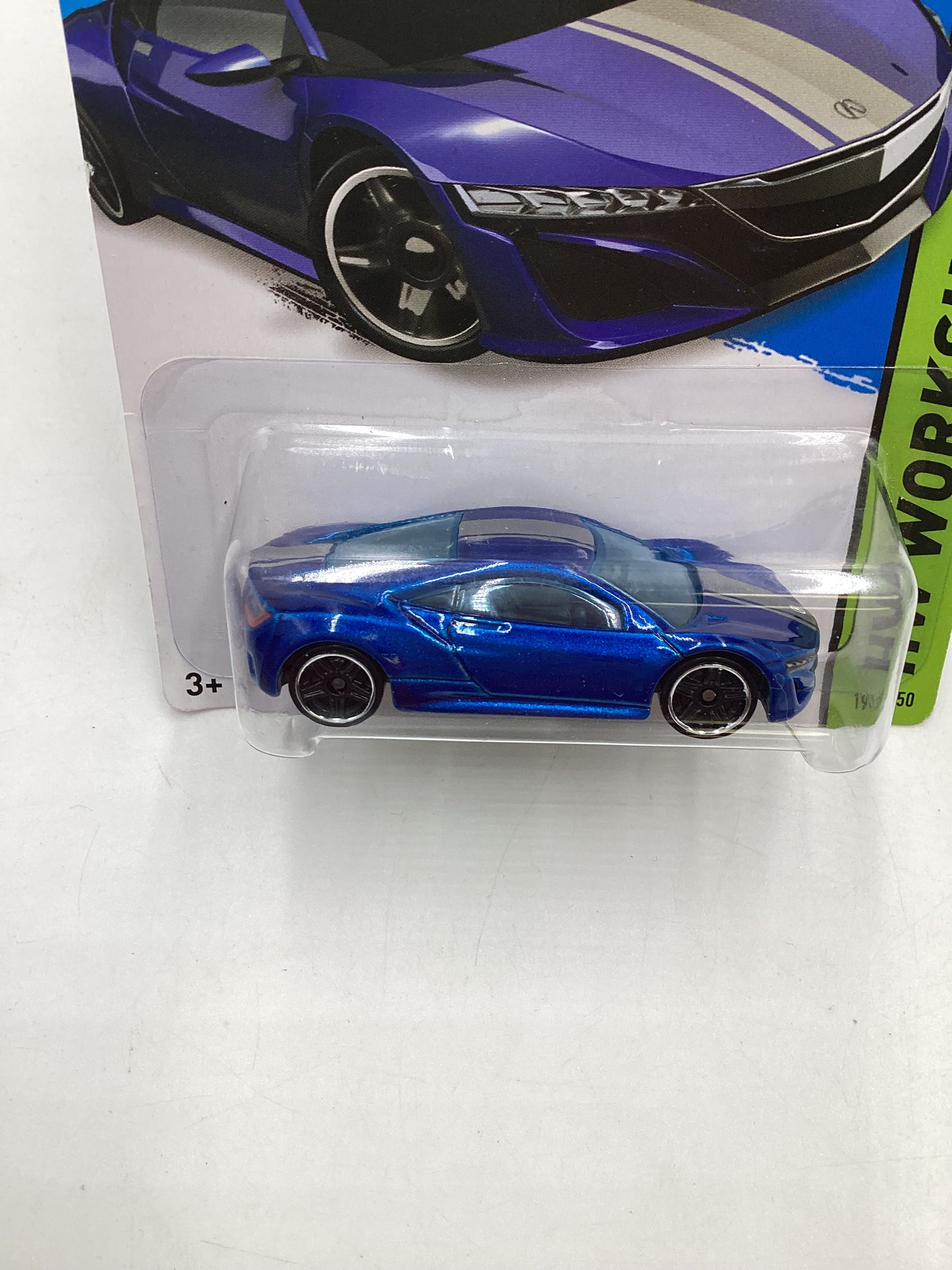 2015 Hot wheels Workshop #191 12 Acura NSX Concept Blue 108C