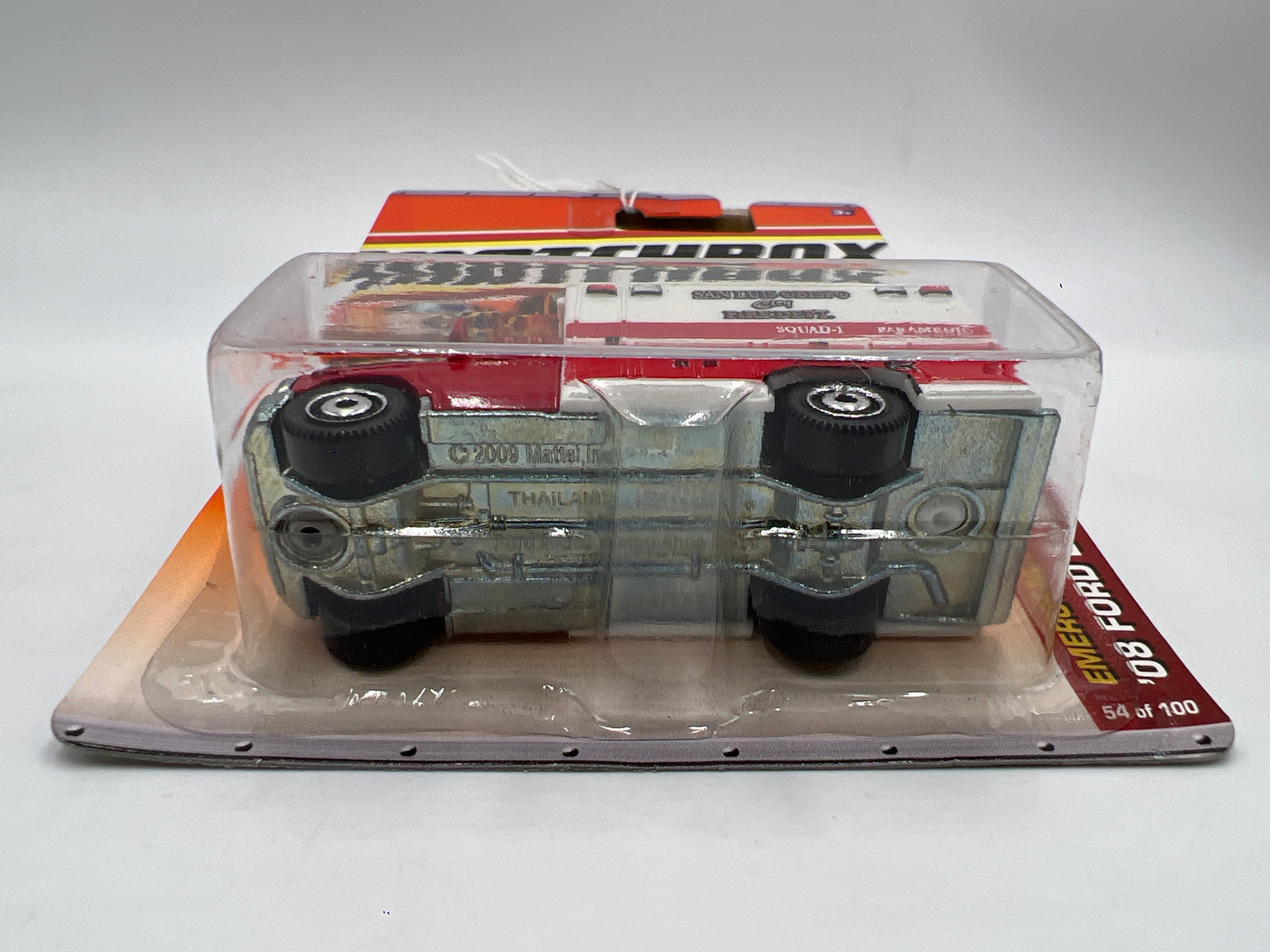 Matchbox Emergency Response #54 08 Ford E-350 Ambulance Red/White 216J