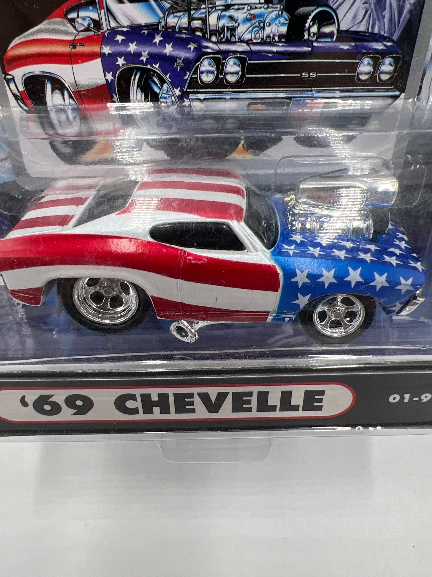 Muscle Machines September 11th, 2001 69 Chevelle American Flag 01-95 222C