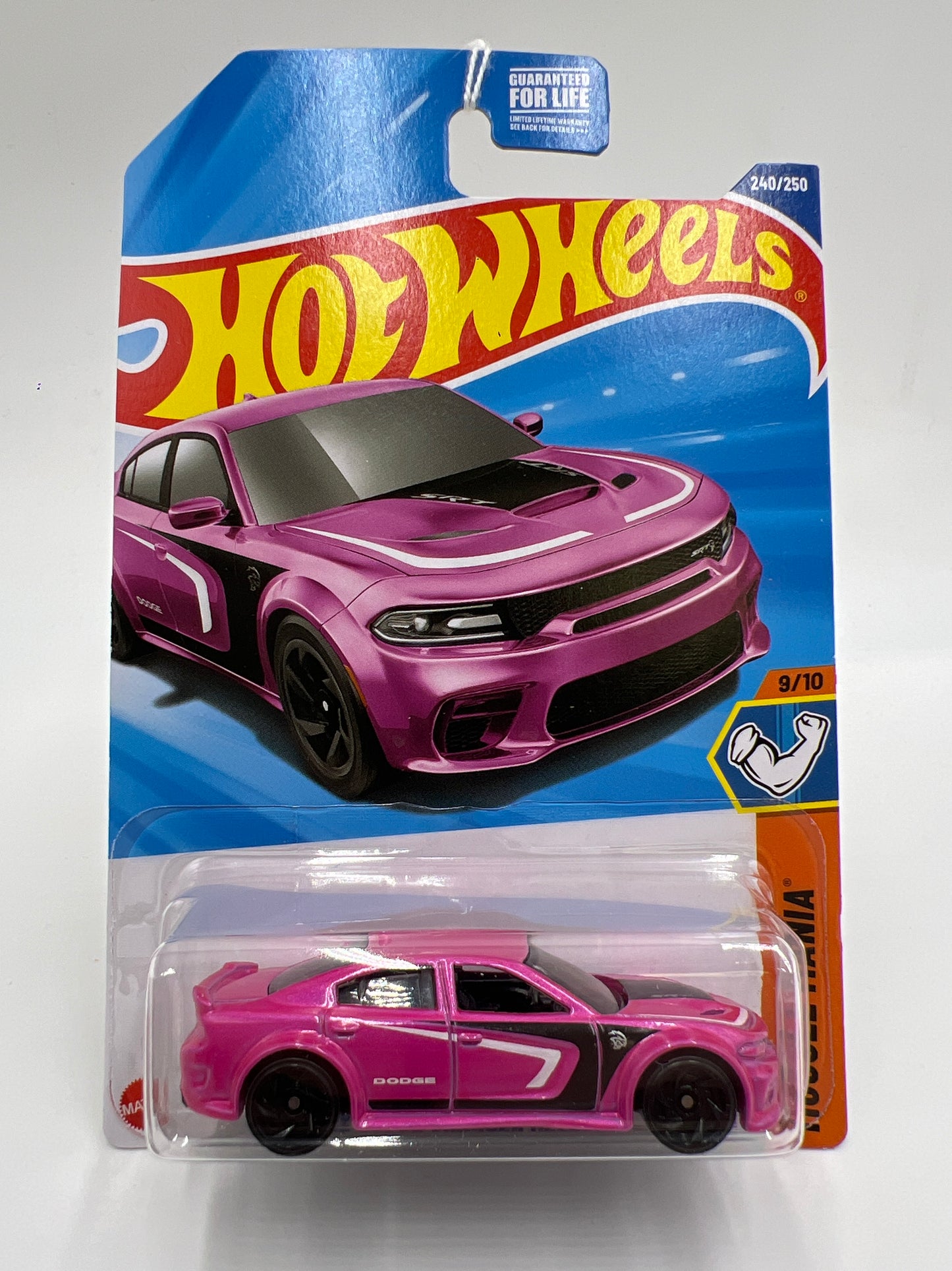 2025 Hot Wheels N Case Muscle Mania #240 20 Dodge Charger Hellcat Pink 52A
