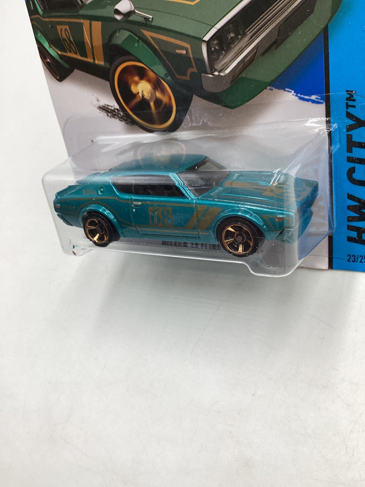 2014 Hot Wheels #023 Teal Nissan Skyline 2000GT-R 80B