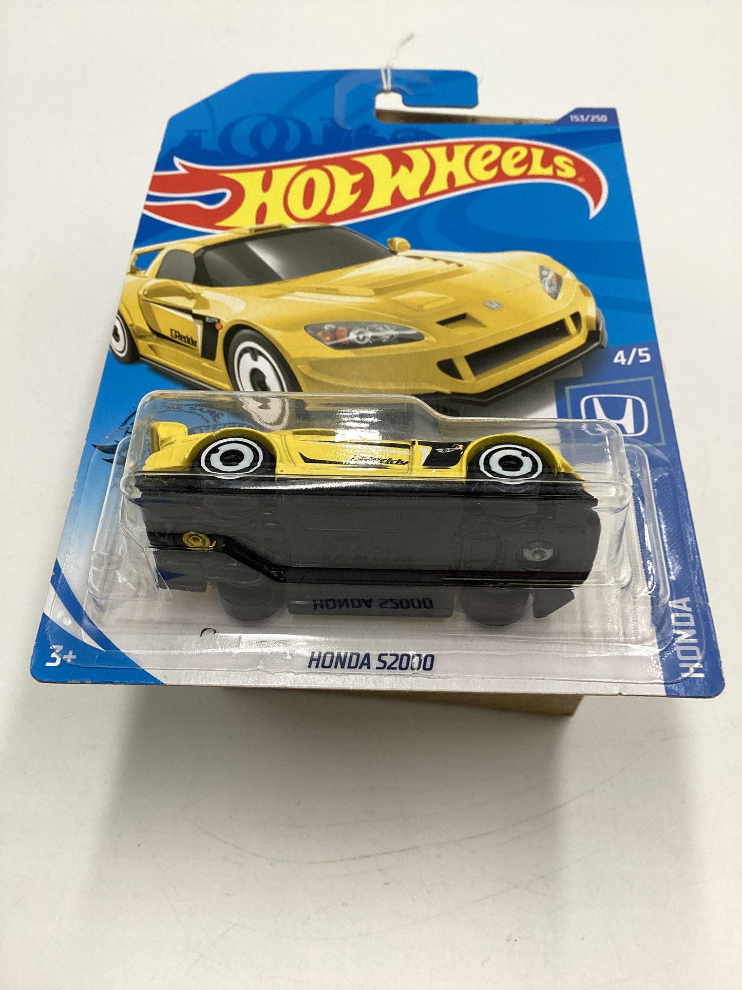 2020 Hot Wheels #153 Honda S2000 Yellow 78F