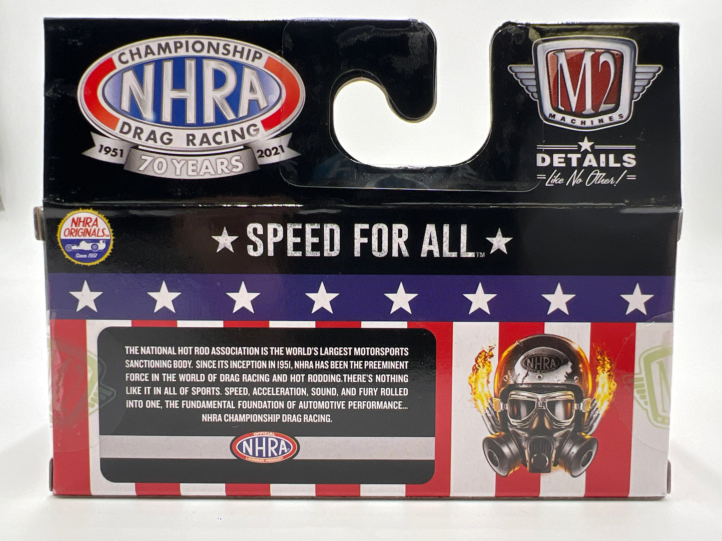 2021 M2 Machines NHRA 70 Years Walmart Exclusive 1953 VW Beetle Deluxe U.S.A. Model Black WMTS16