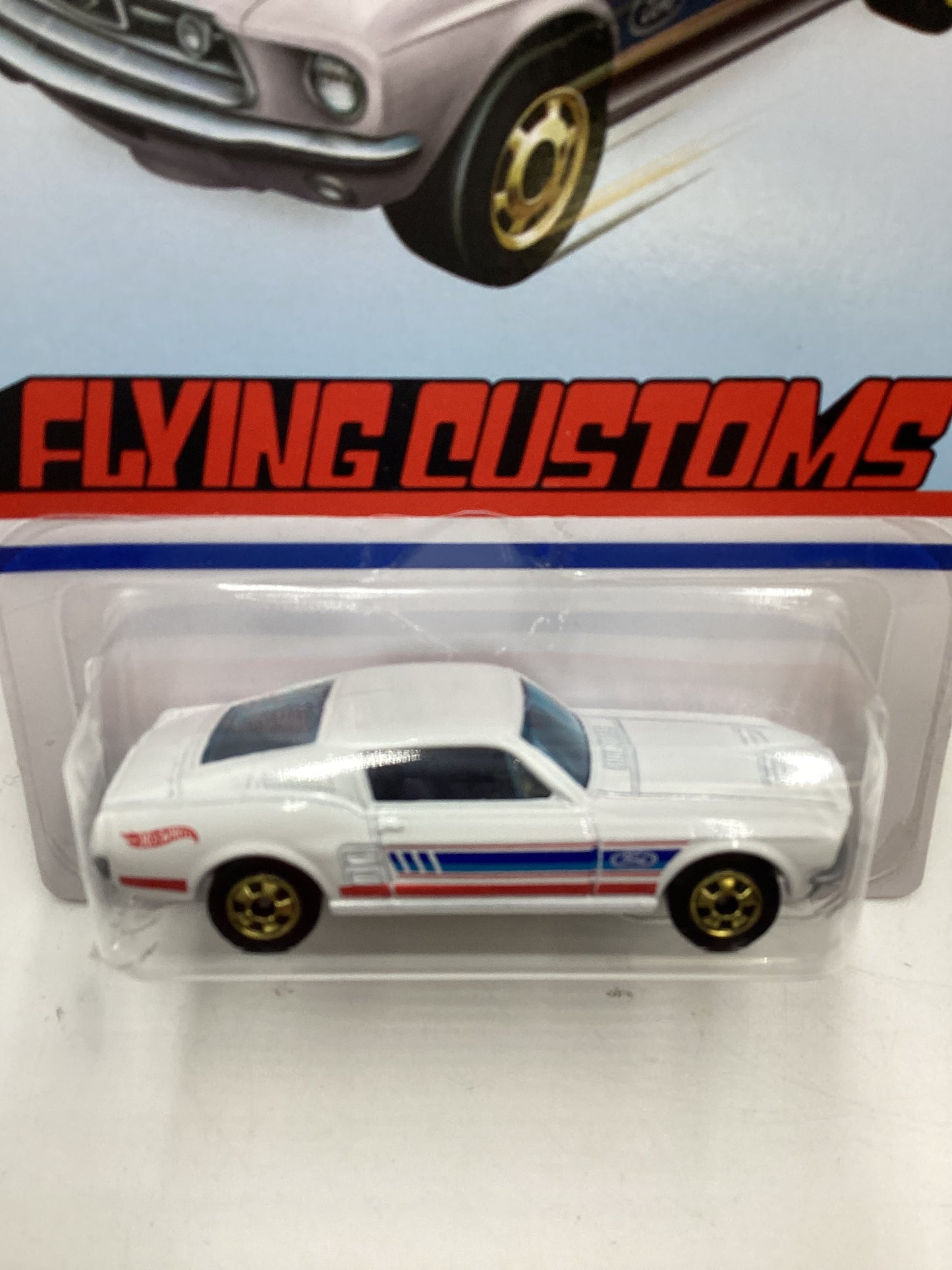 Hot Wheels Target Exclusive Flying Customs 67 Custom Mustang White Cracked Blister