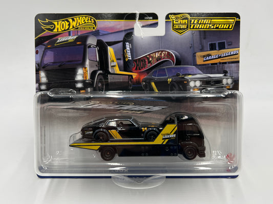 2025 Hot Wheels Car Culture Team Transport Legends Tour Nissan Laurel 2000 SGX & Aero Lift Black 280C